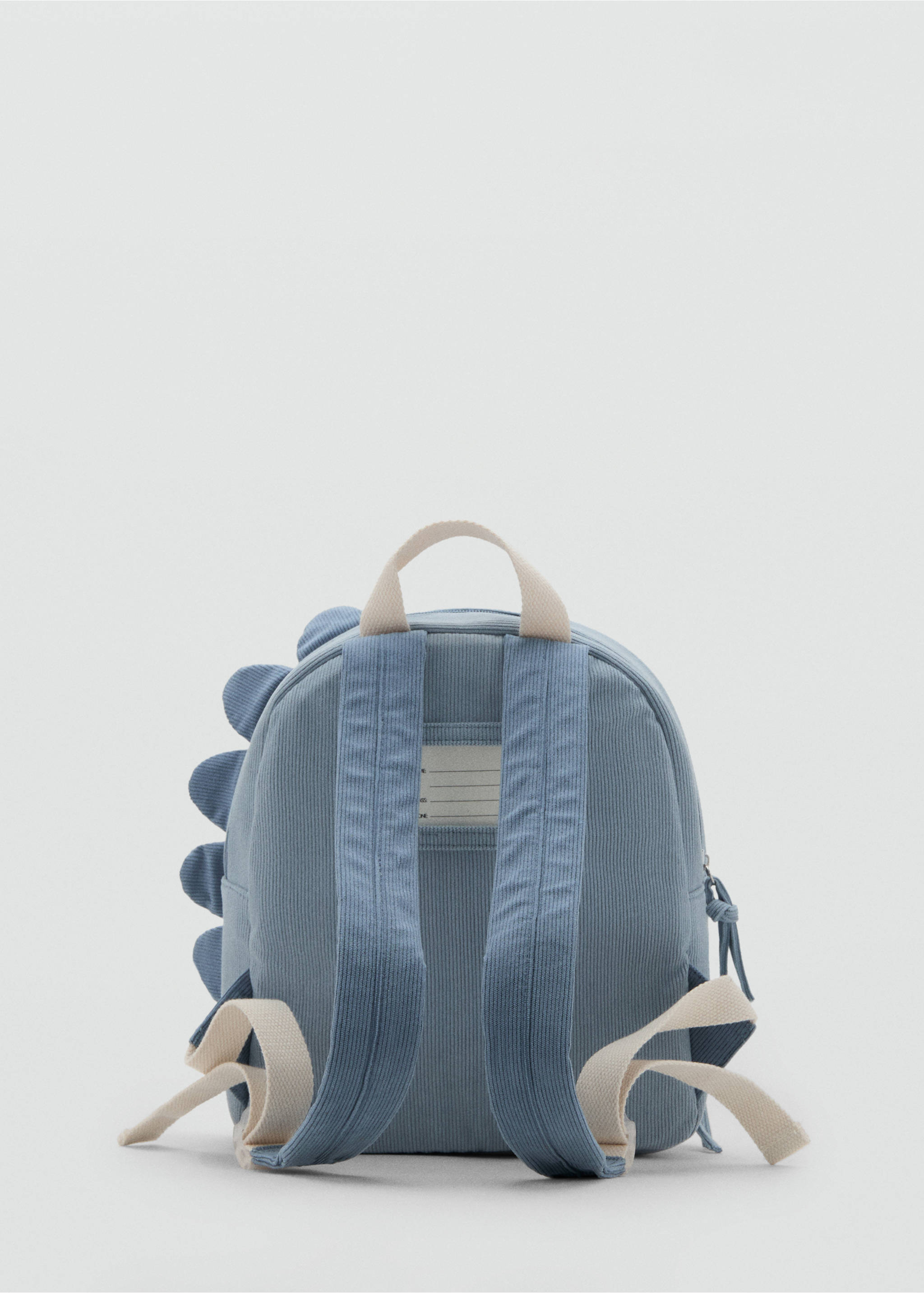 Dinosaur backpack - Details of the article 1, Sky Blue. Ref: 17073296-00.
