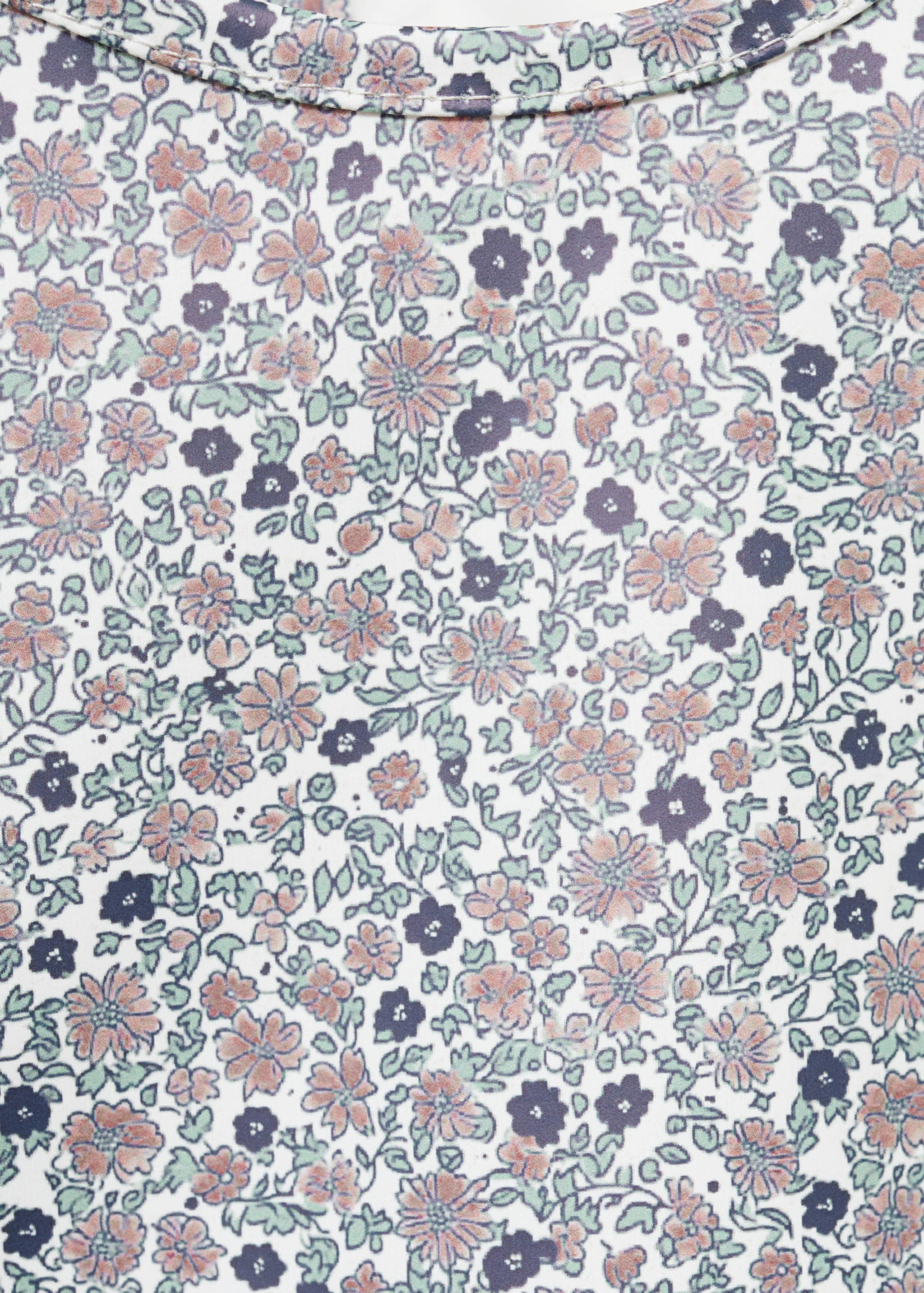 Floral-print bib - Details of the article 1