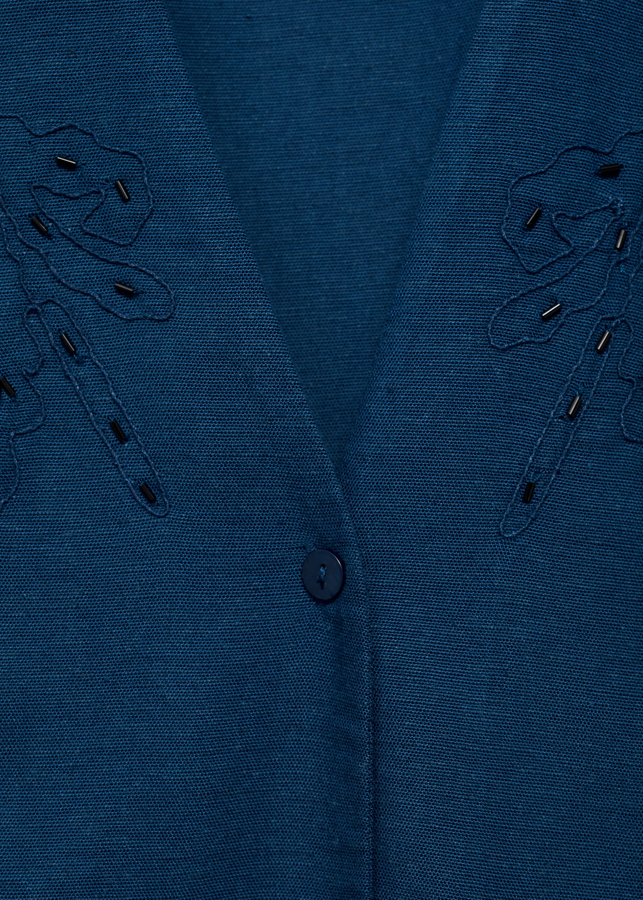 Gilet lin brodé - Détail de l'article 8