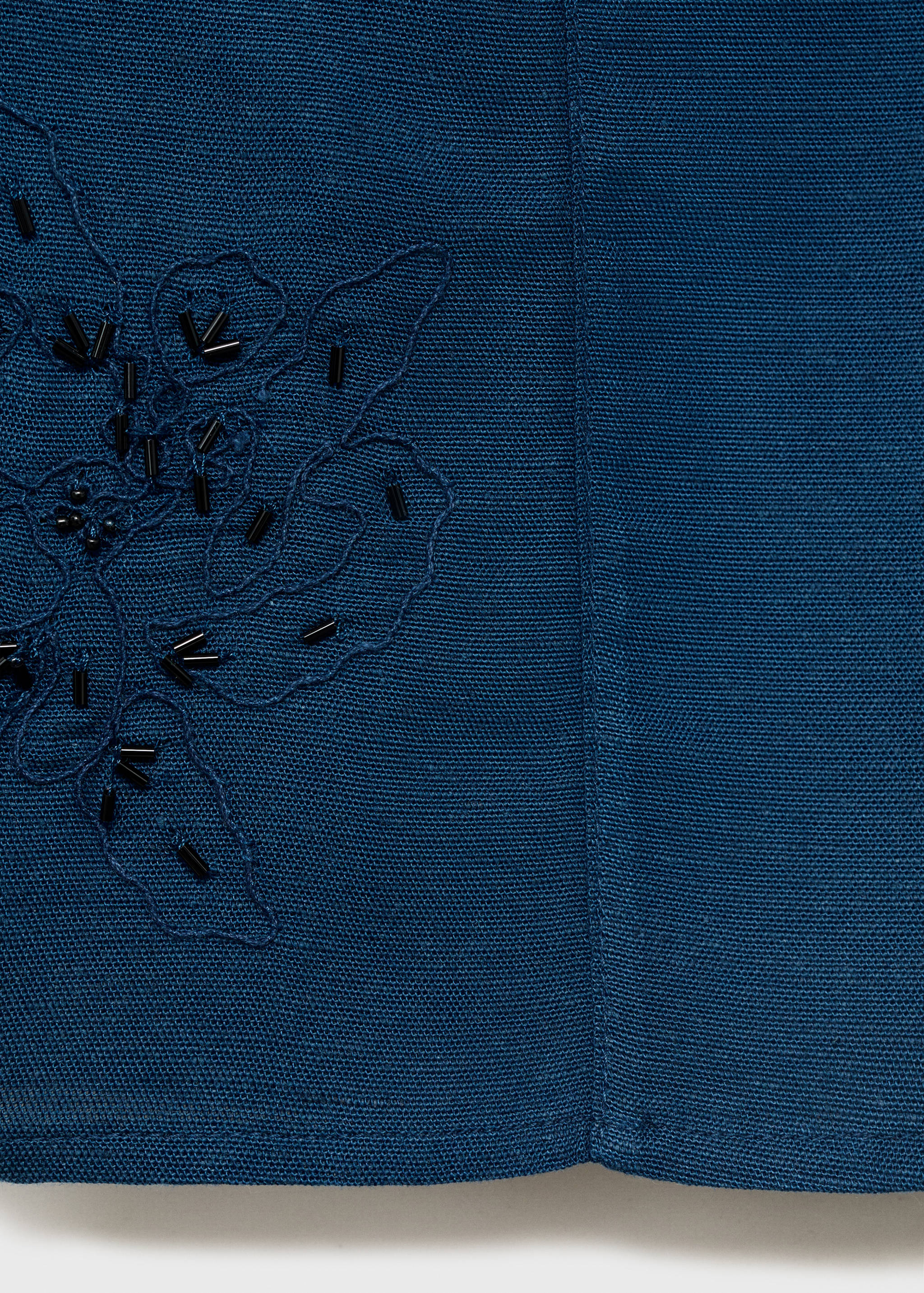 Gilet lin brodé - Détail de l'article 0