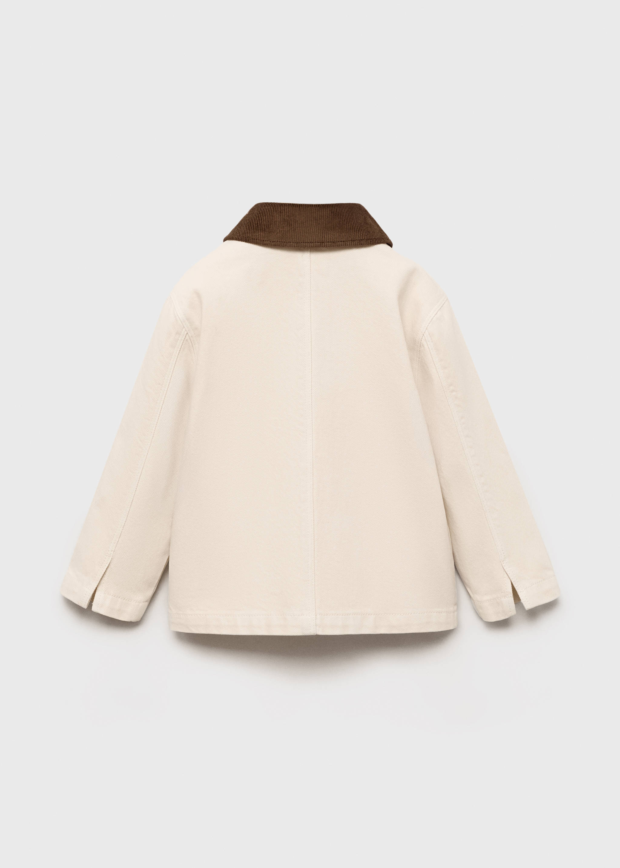 Parca denim coll contrast - Revers de l'article