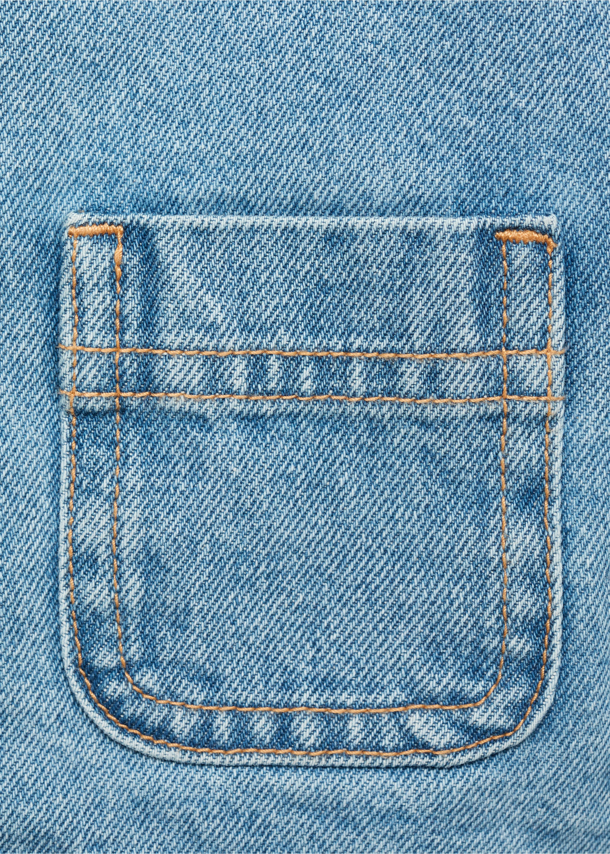 Jeansjacke mit Kunstfellbesatz - Detail des Artikels 0, Mittelblau. Ref: 17073304-00.