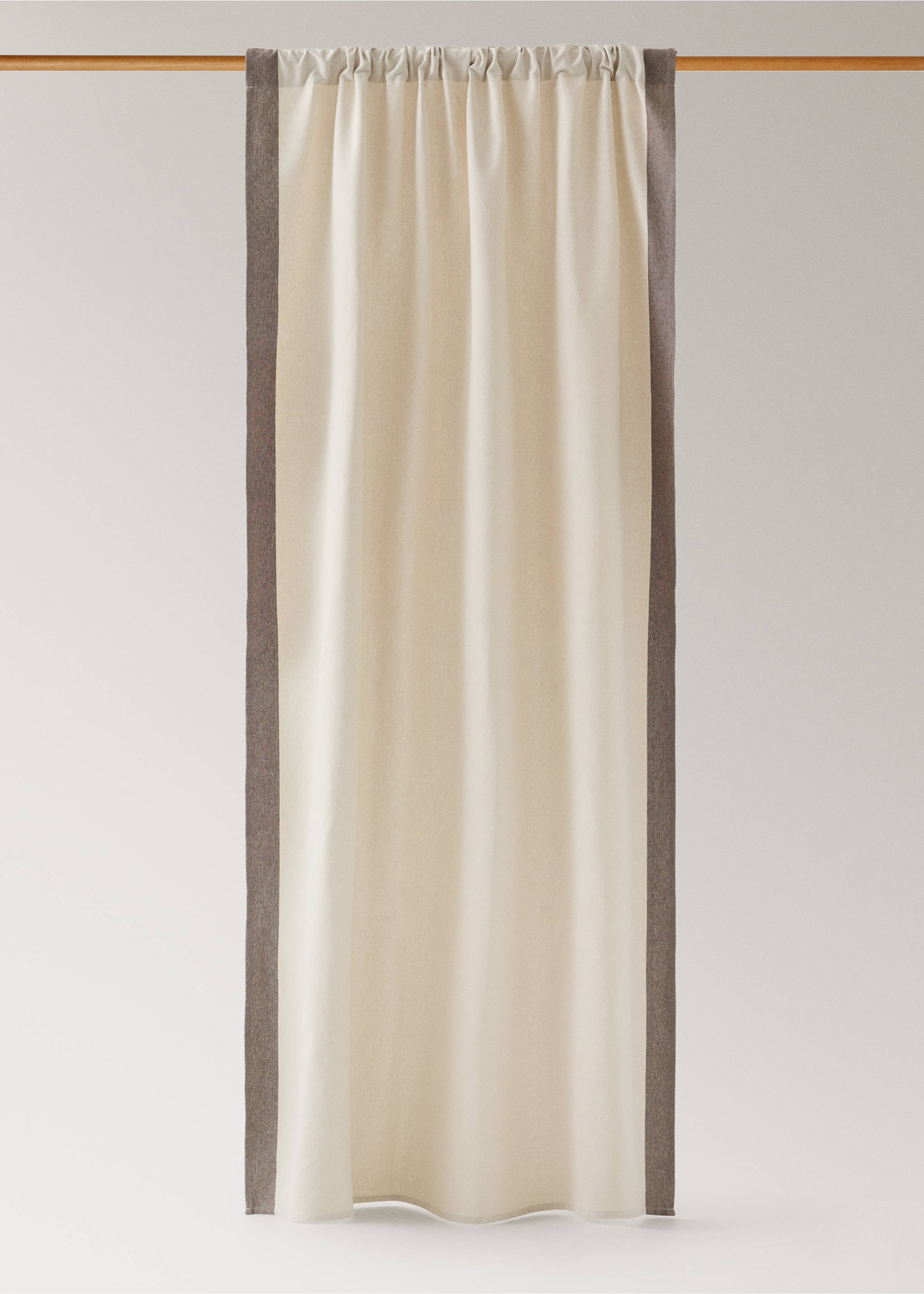 CURTAIN BANDA - Article sense model, Marró mitjà. Ref: 17073313-00.