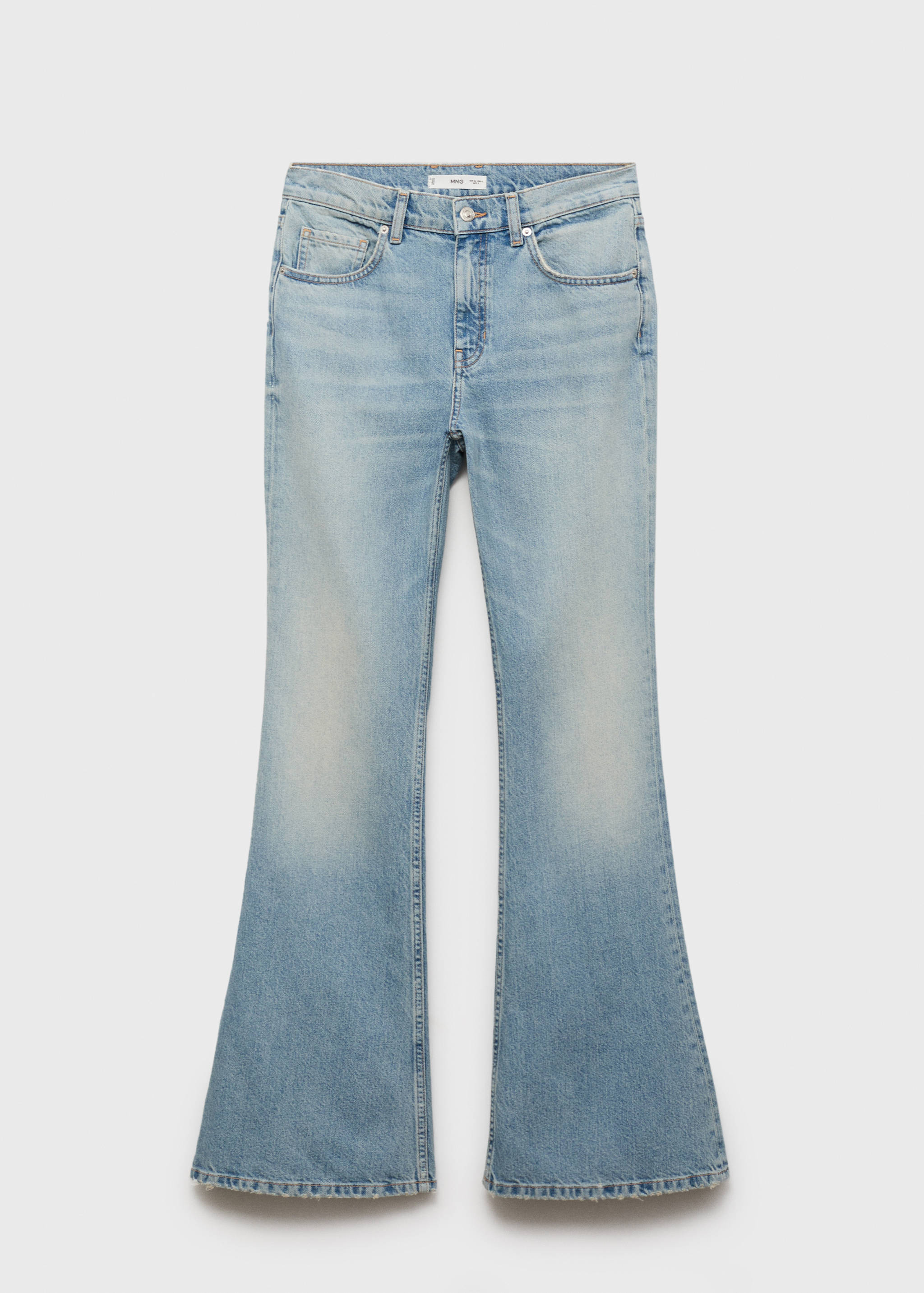 Mid-rise flared jeans - Article without model