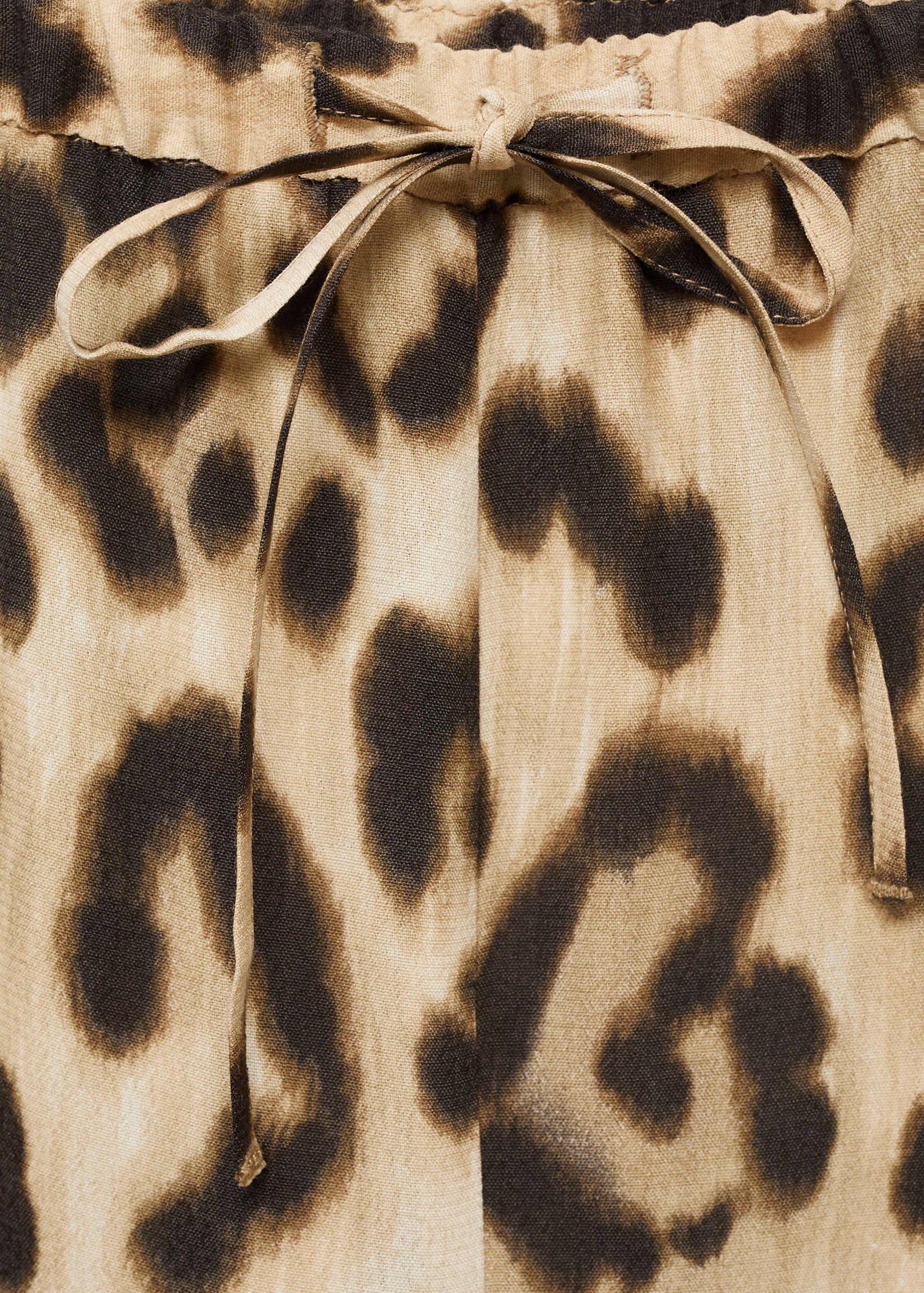 Leopard straight trousers - Details of the article 8