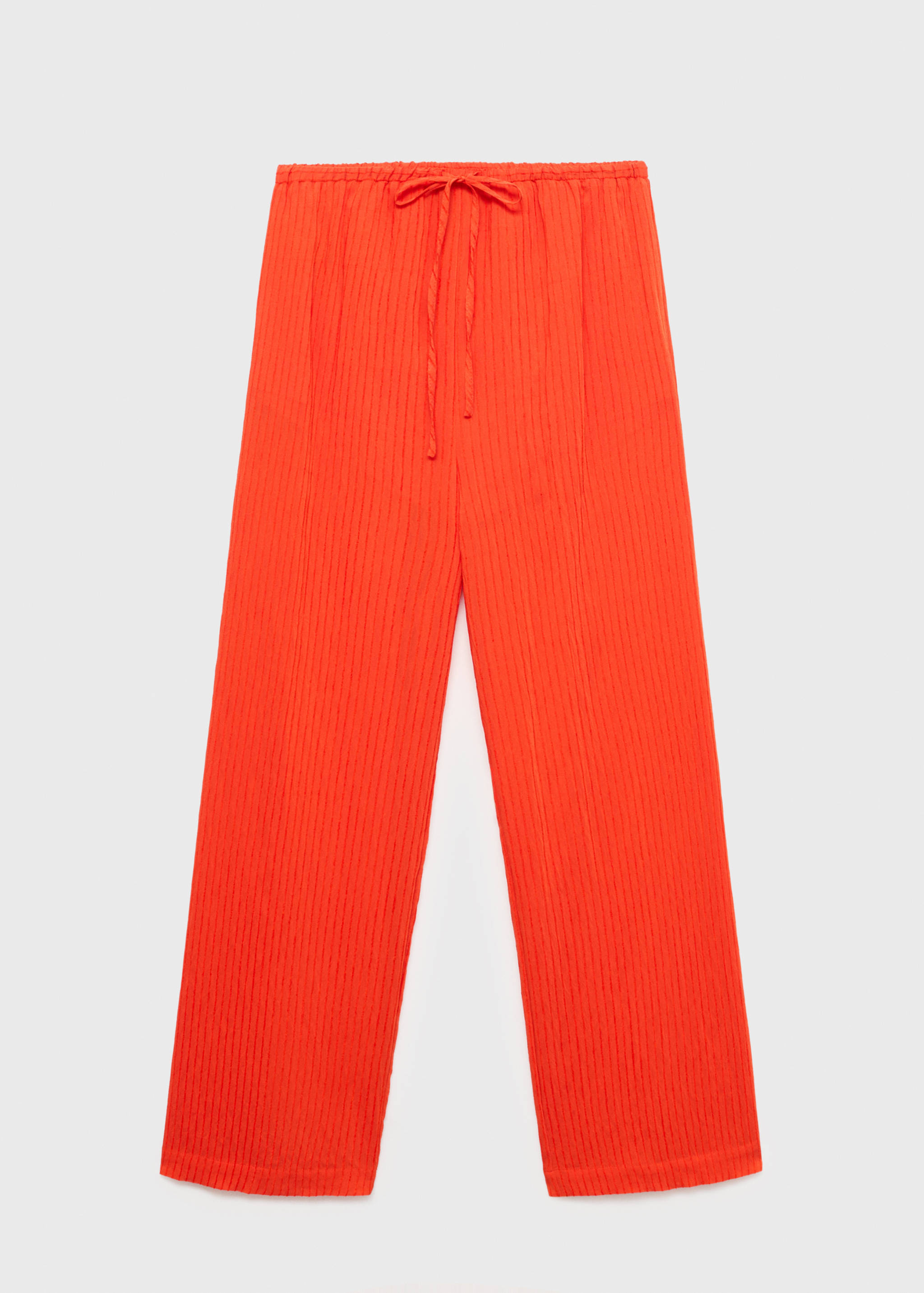 Pantalón recto efecto arrugado - Artículo sin modelo