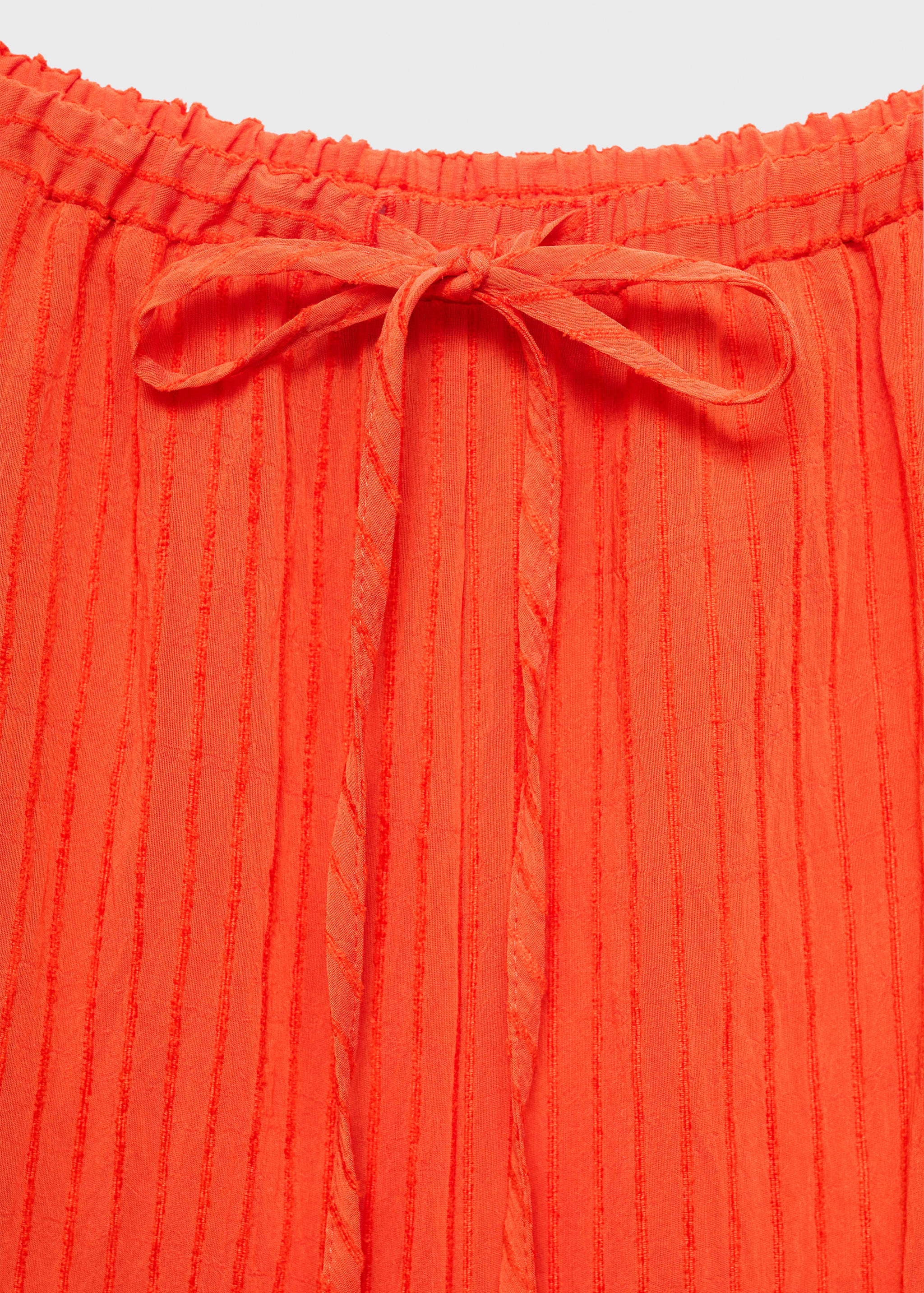 Pantalón recto efecto arrugado - Detalle del artículo 8