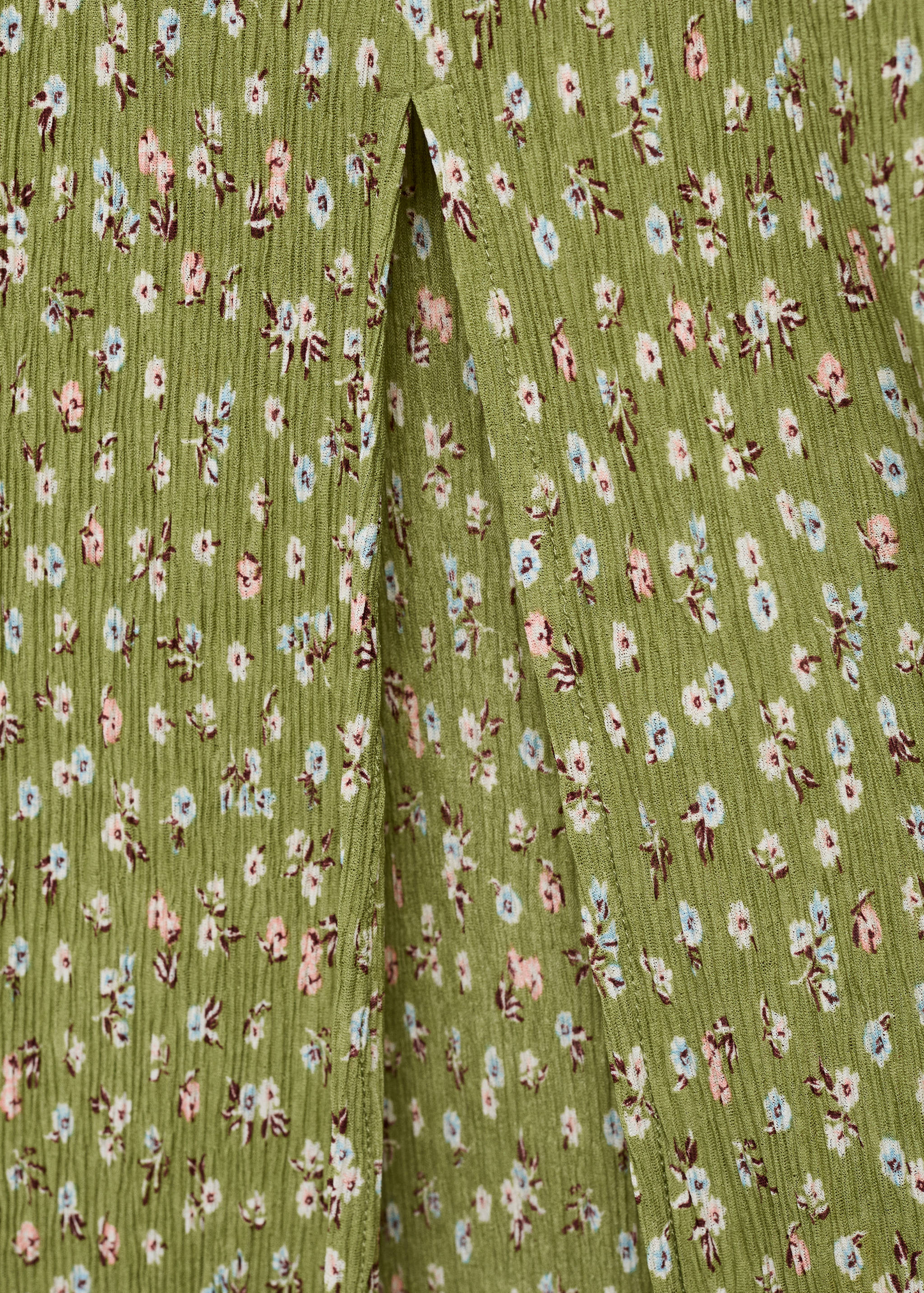 Vestido estampado abertura lateral - Detalle del artículo 0