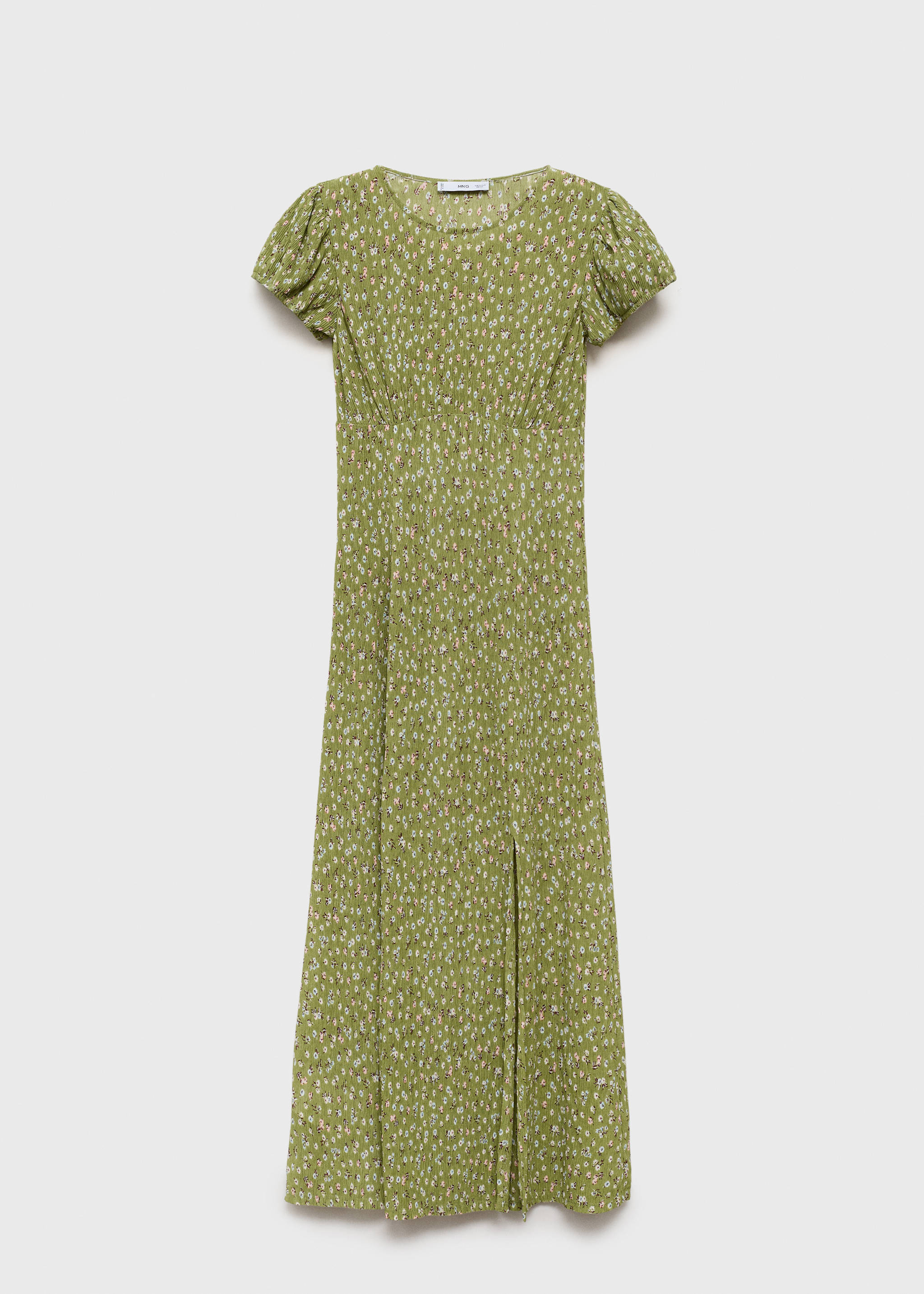 Printed dress with side opening - Article without model
