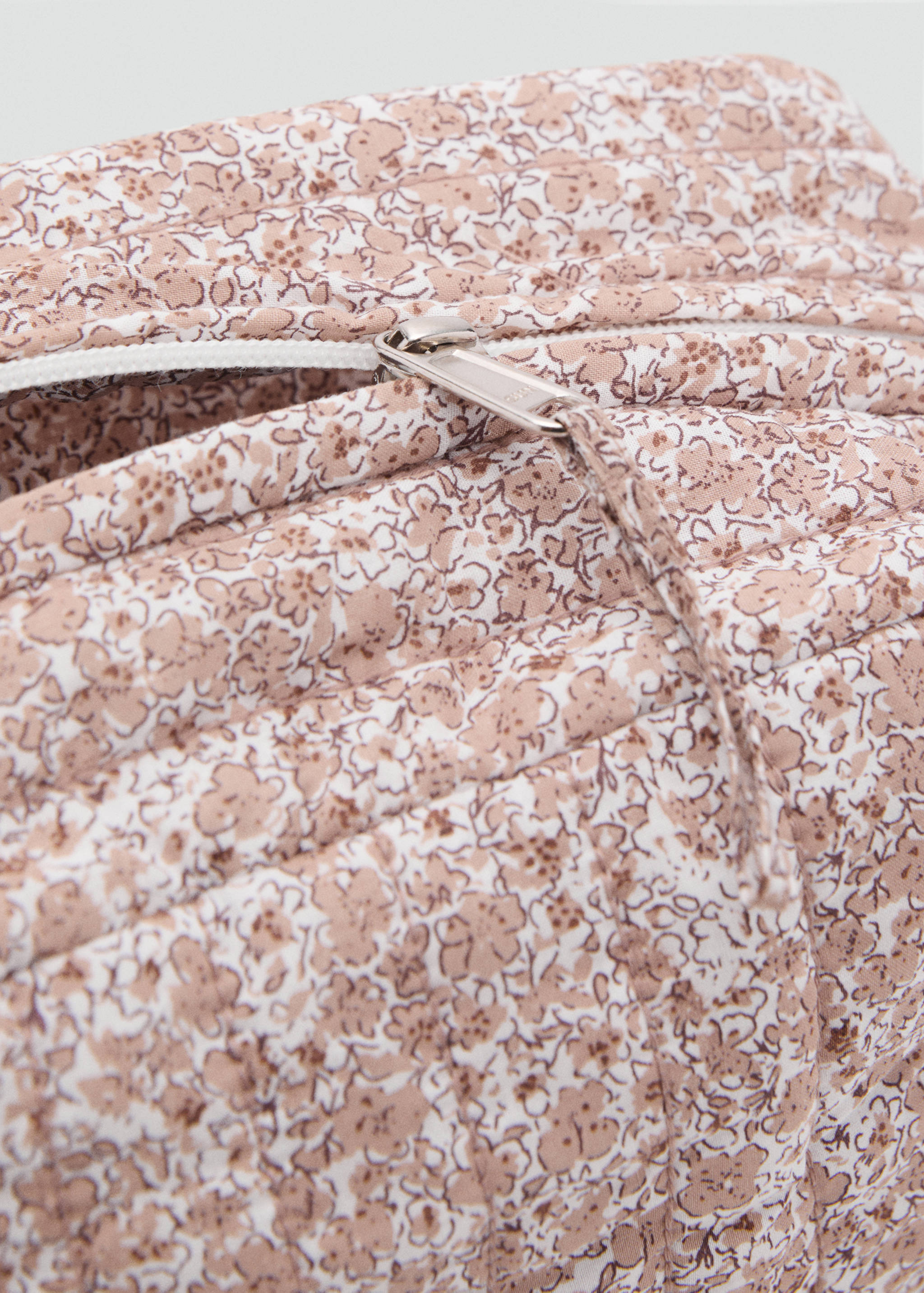 Kosmetiktasche mit Blumenmuster - Detail des Artikels 2