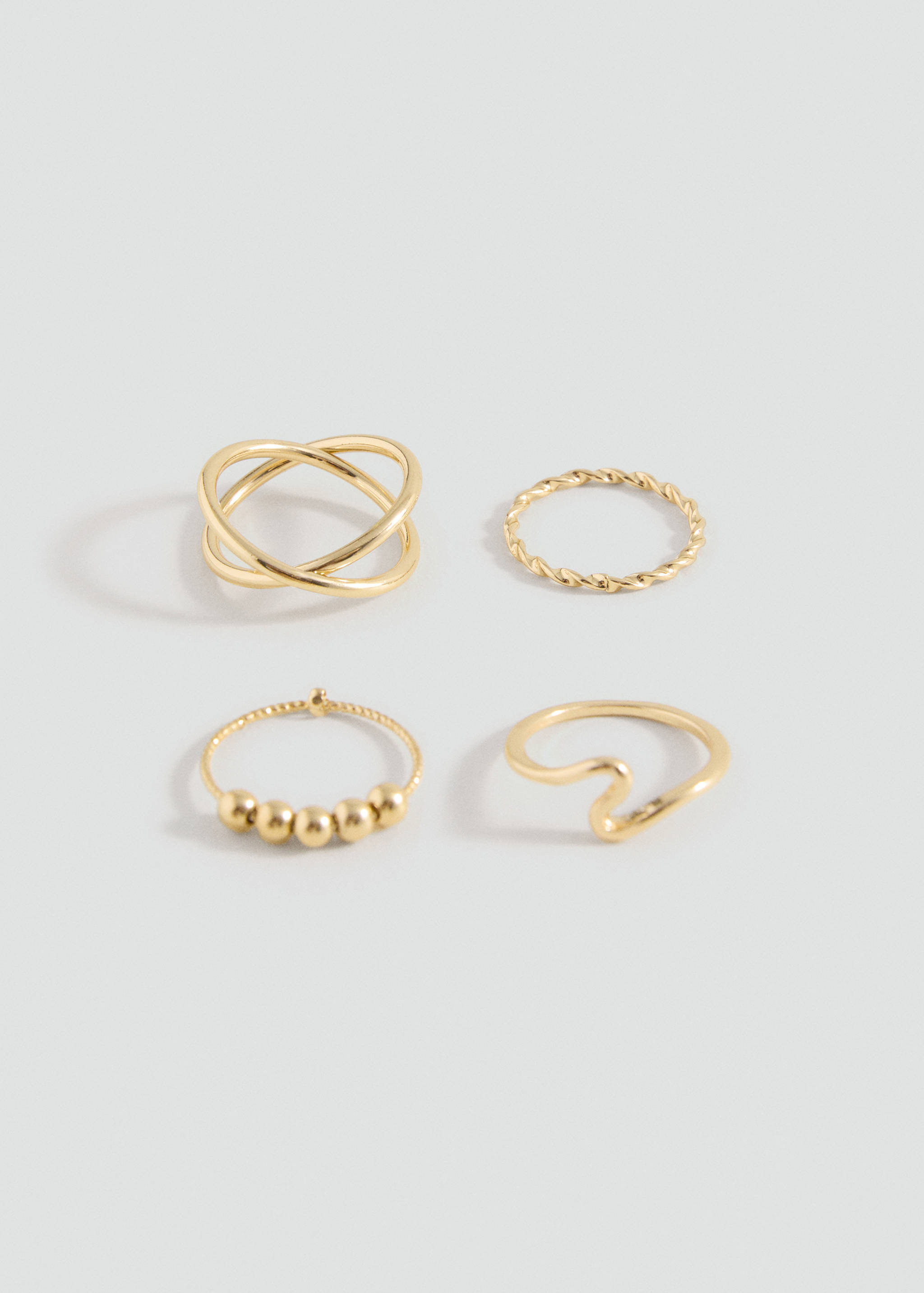 Pack 4 anillos combinados - Artículo sin modelo