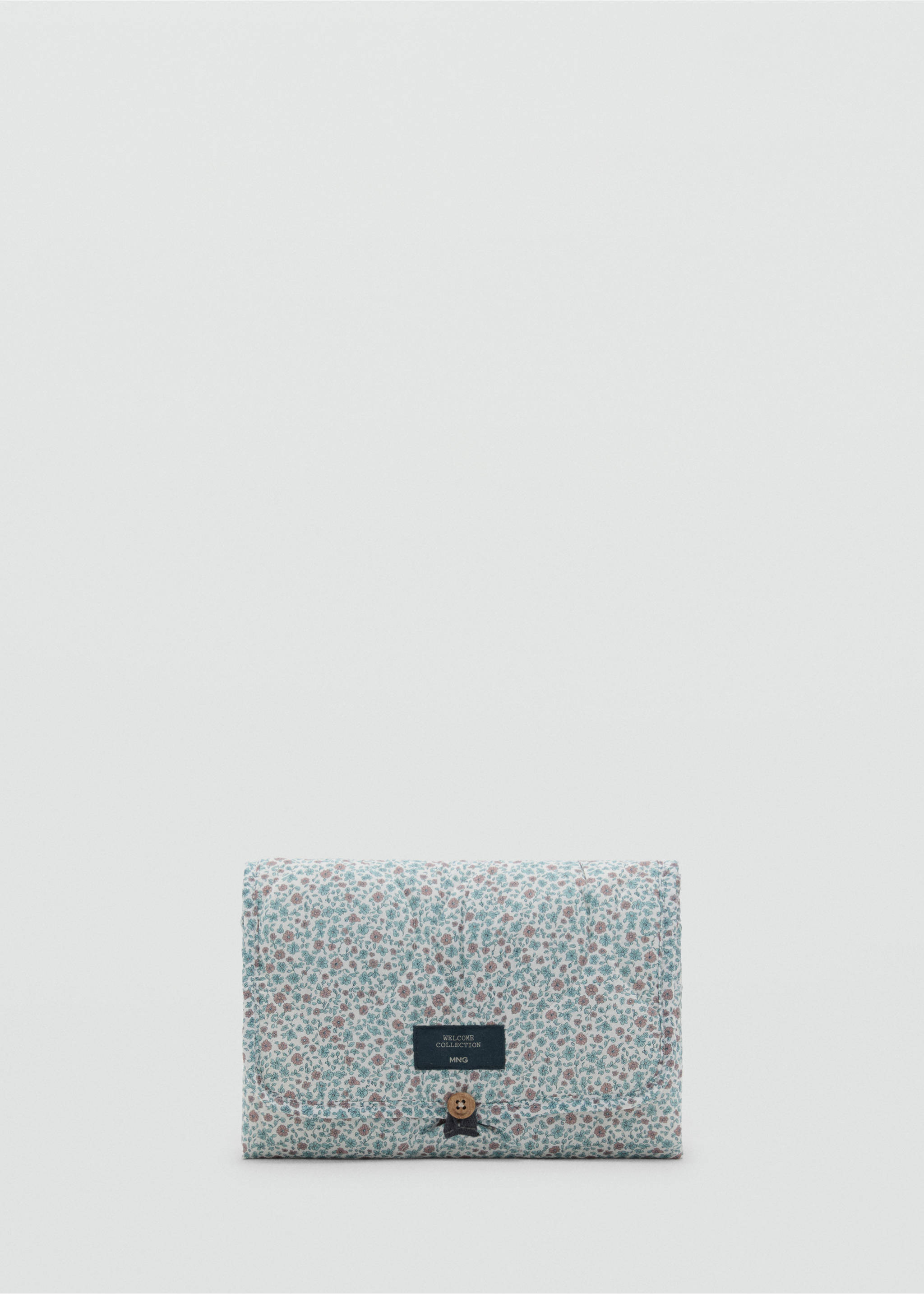 Floral travel changing mat - Article without model, Green. Ref: 17073817-00.