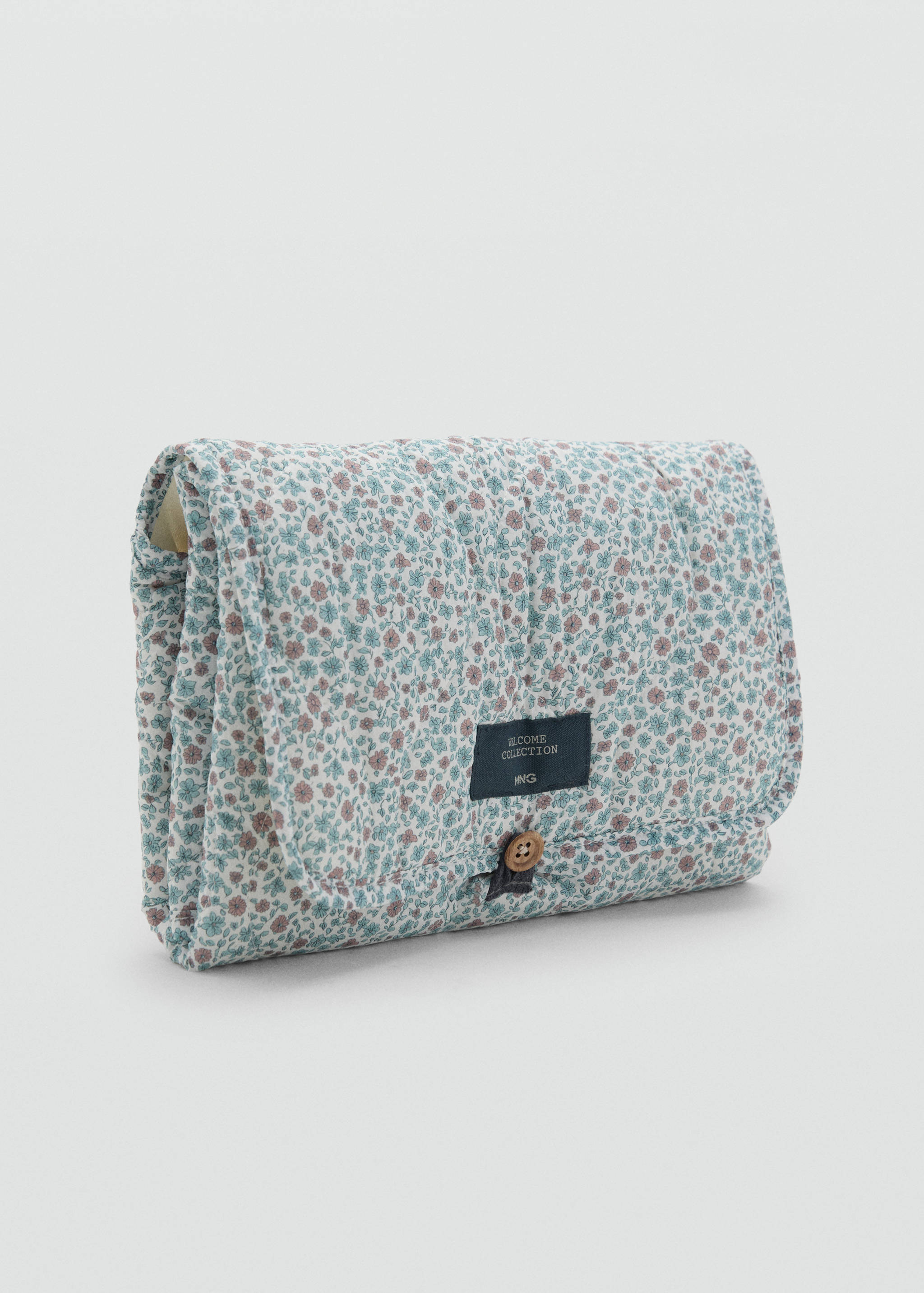 Floral travel changing mat - Medium plane