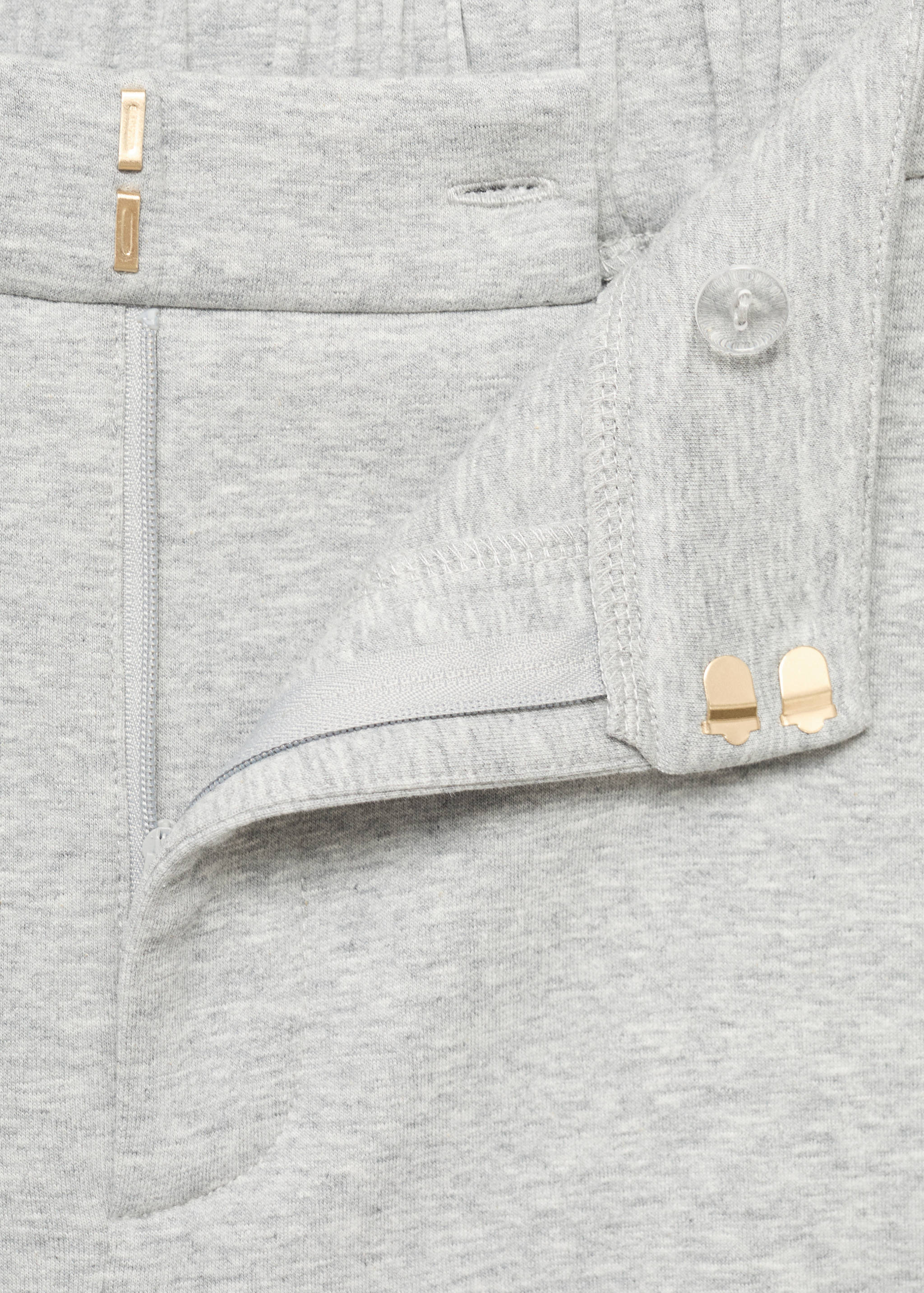 Straight-fit trousers with elastic waist - Details of the article 8