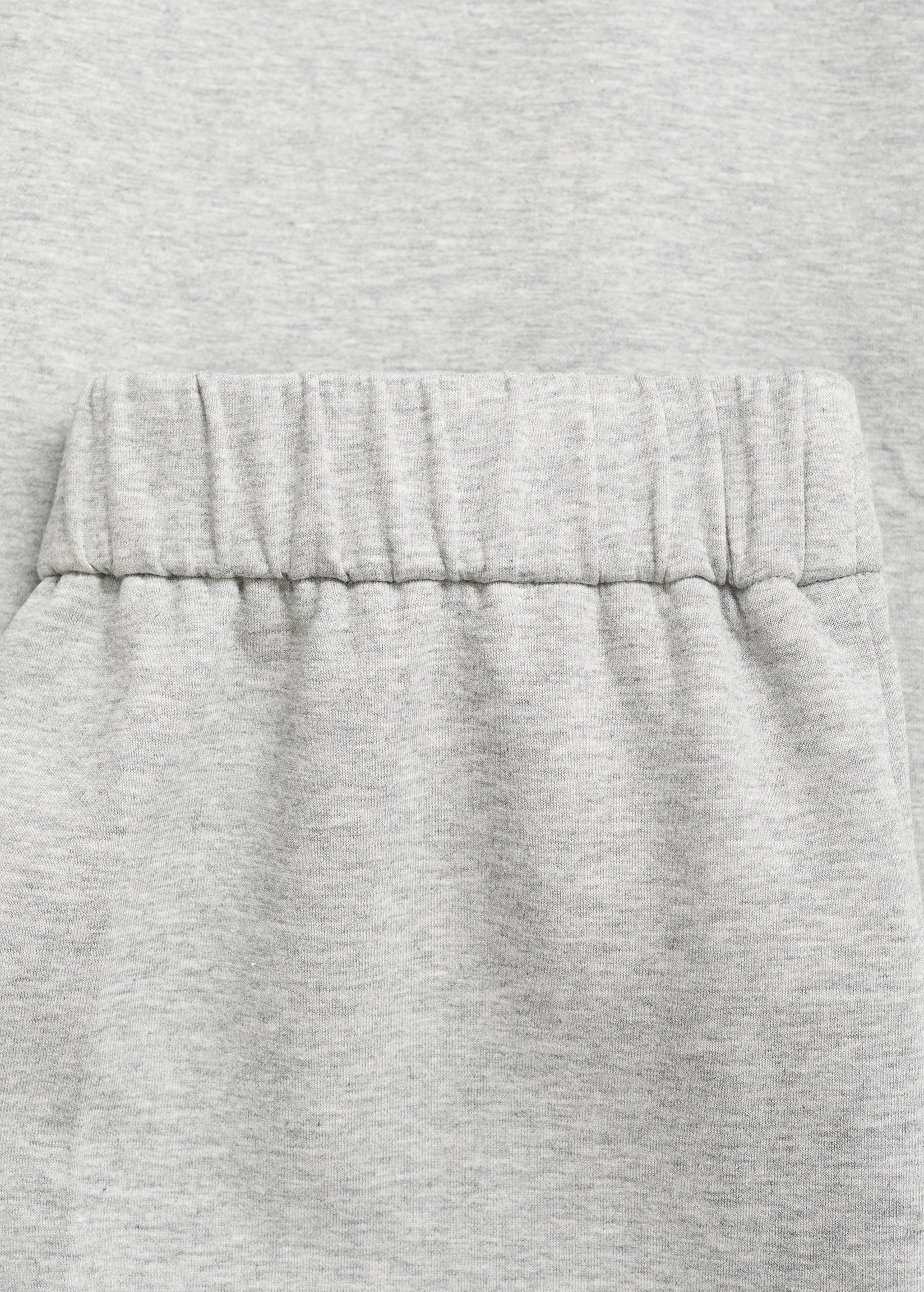 Straight-fit trousers with elastic waist - Details of the article 0
