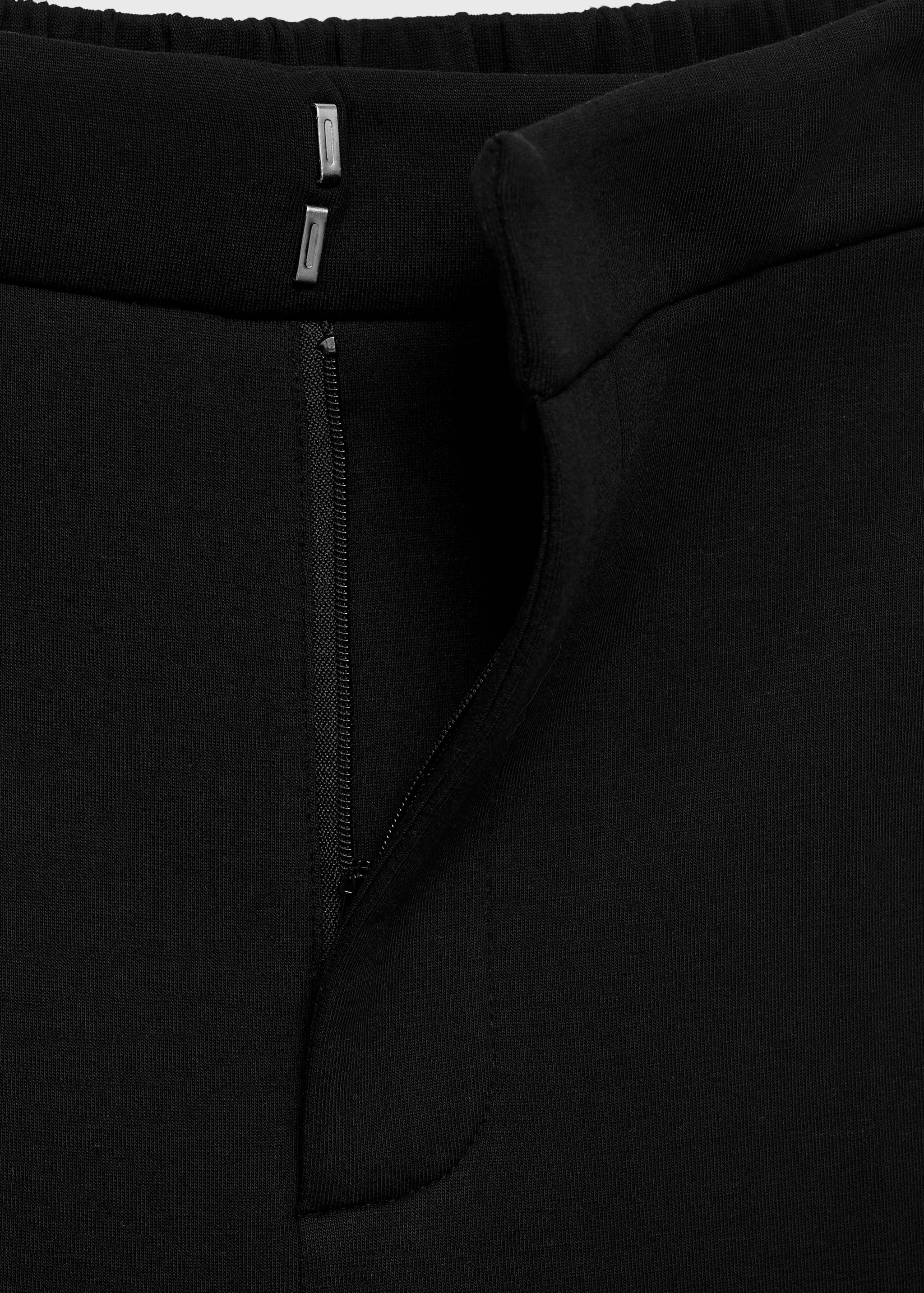 Straight-fit trousers with elastic waist - Details of the article 8