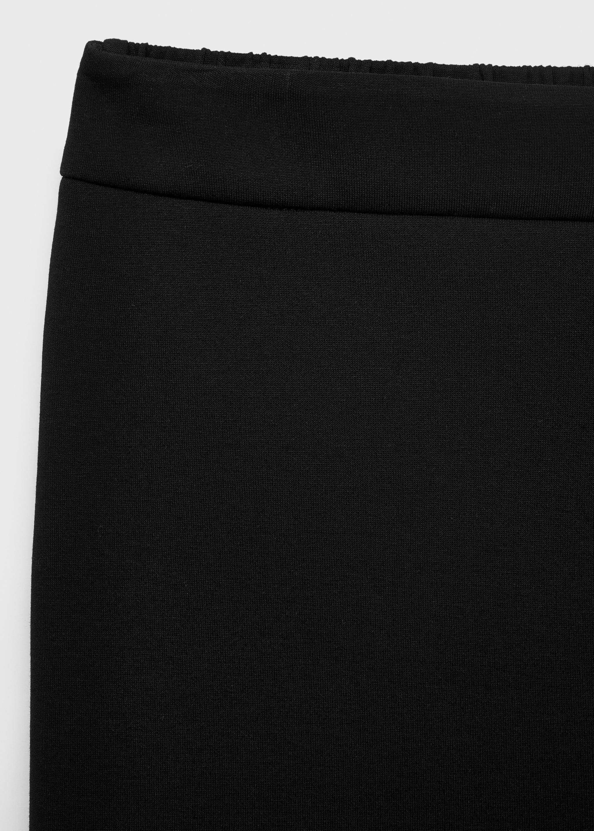 Straight-fit trousers with elastic waist - Details of the article 0