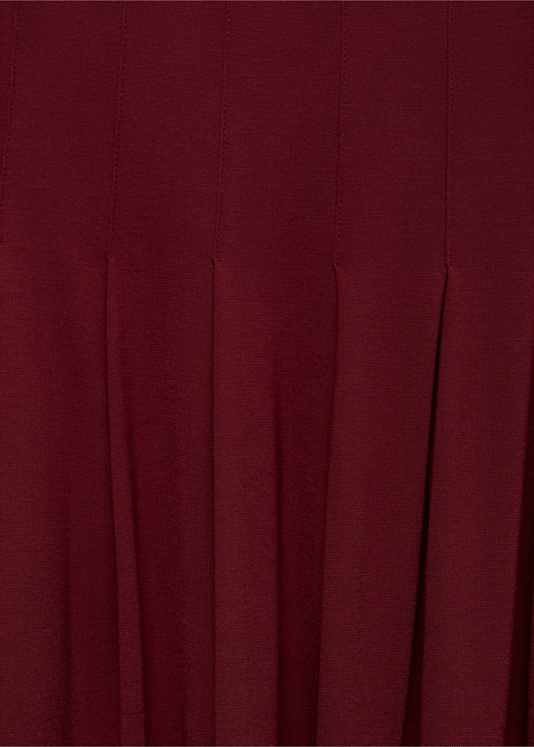 Plank midi-skirt - Details of the article 8, Burgundy. Ref: 17074075-00.