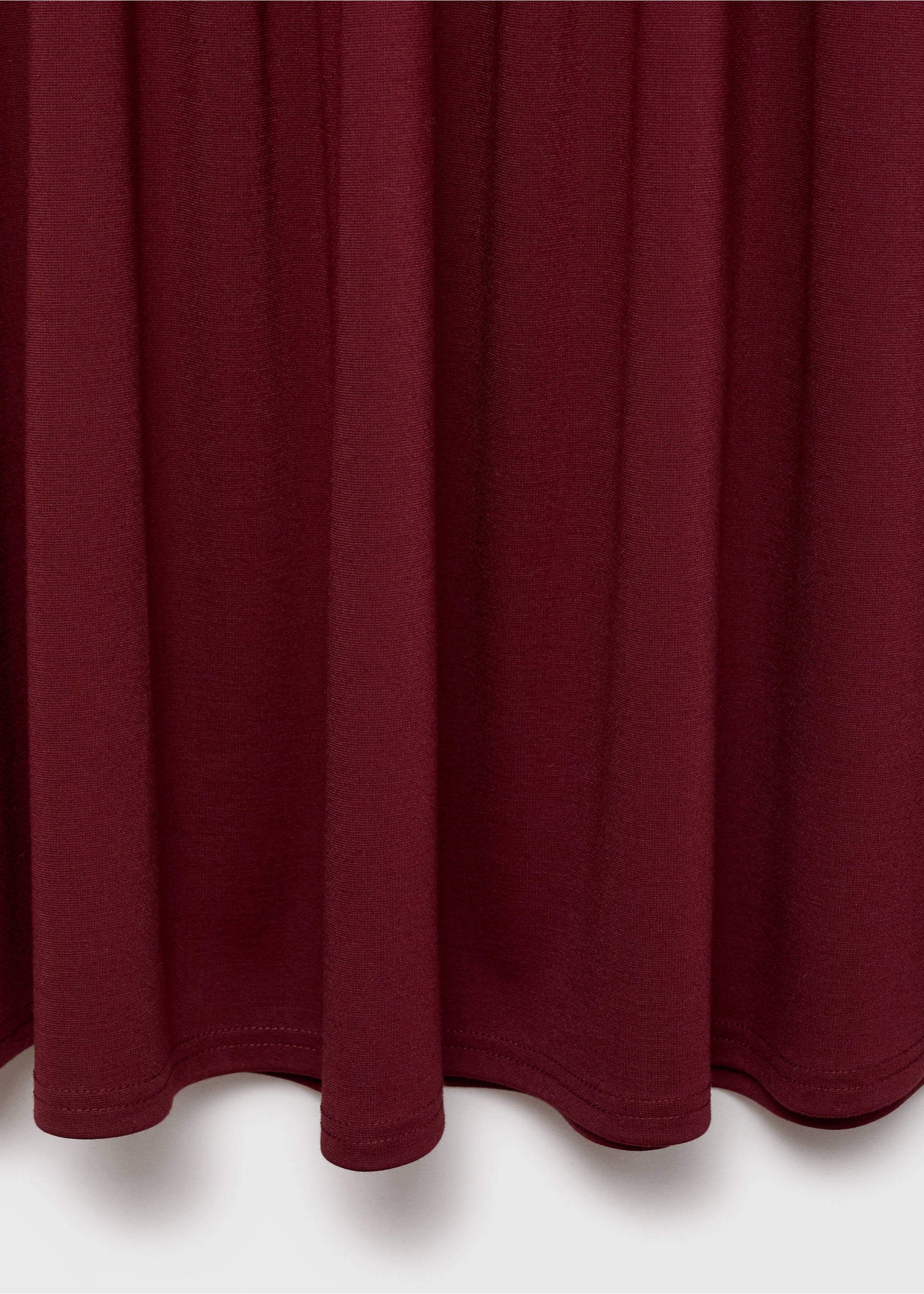 Plank midi-skirt - Details of the article 0, Burgundy. Ref: 17074075-00.