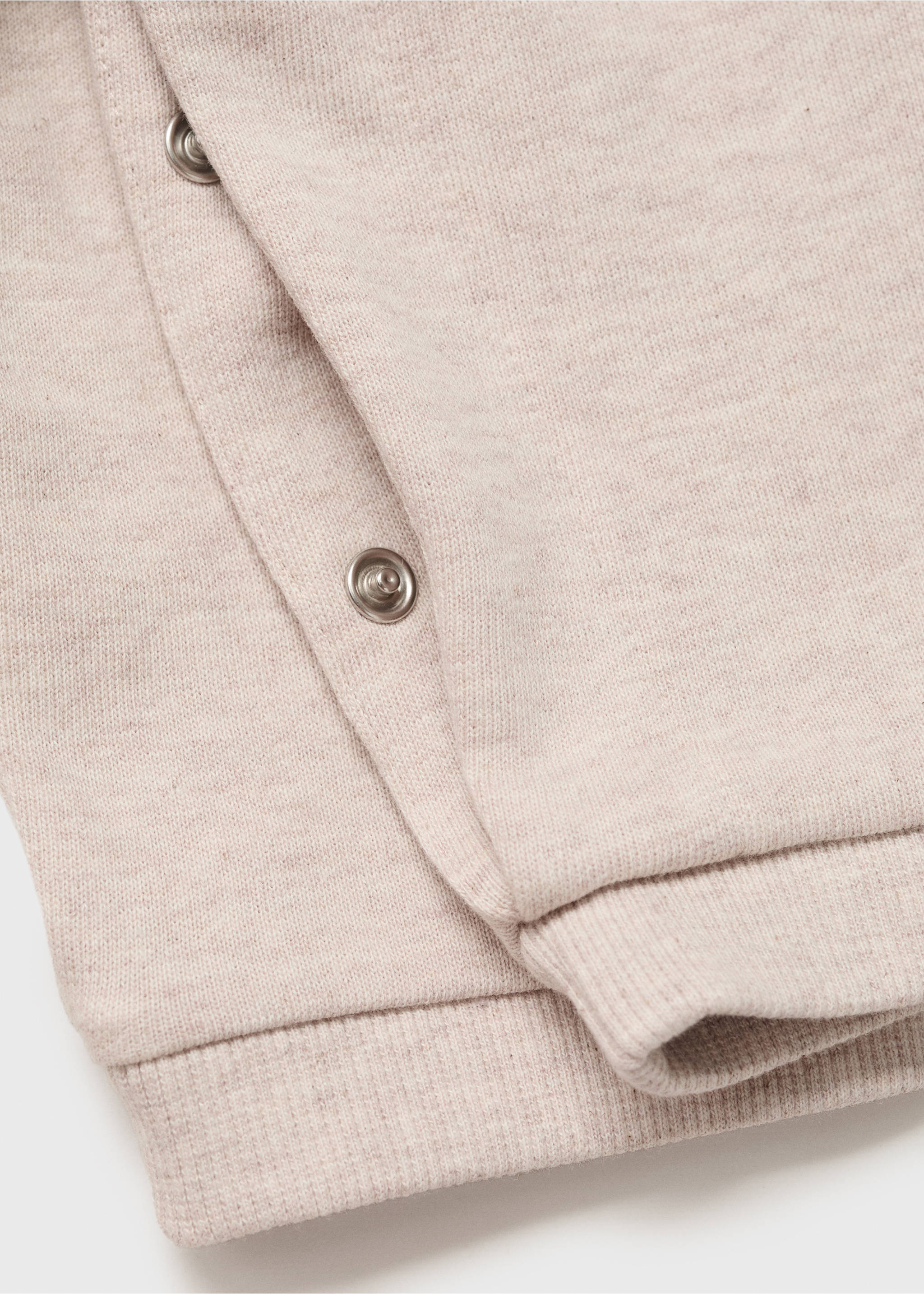 Cotton long jumpsuit - Details of the article 0, Sand. Ref: 17074080-00.