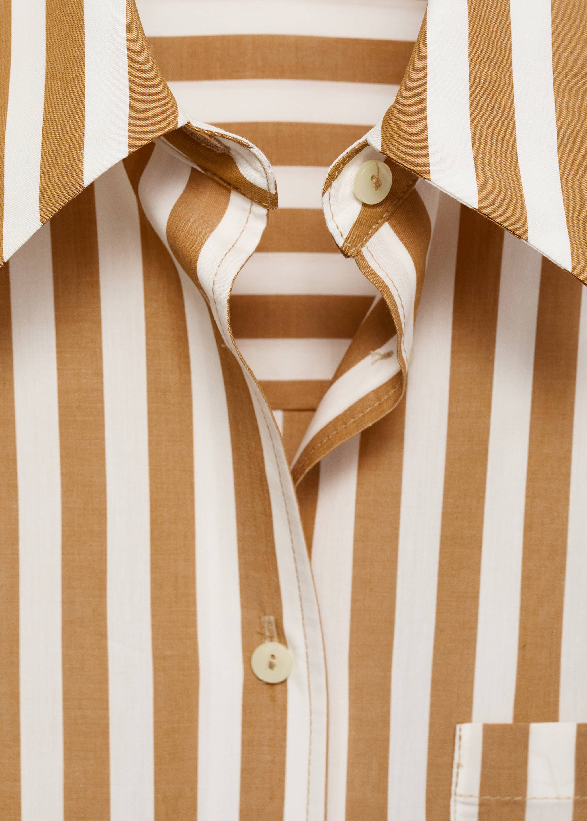 Oversize striped shirt - Details of the article 8
