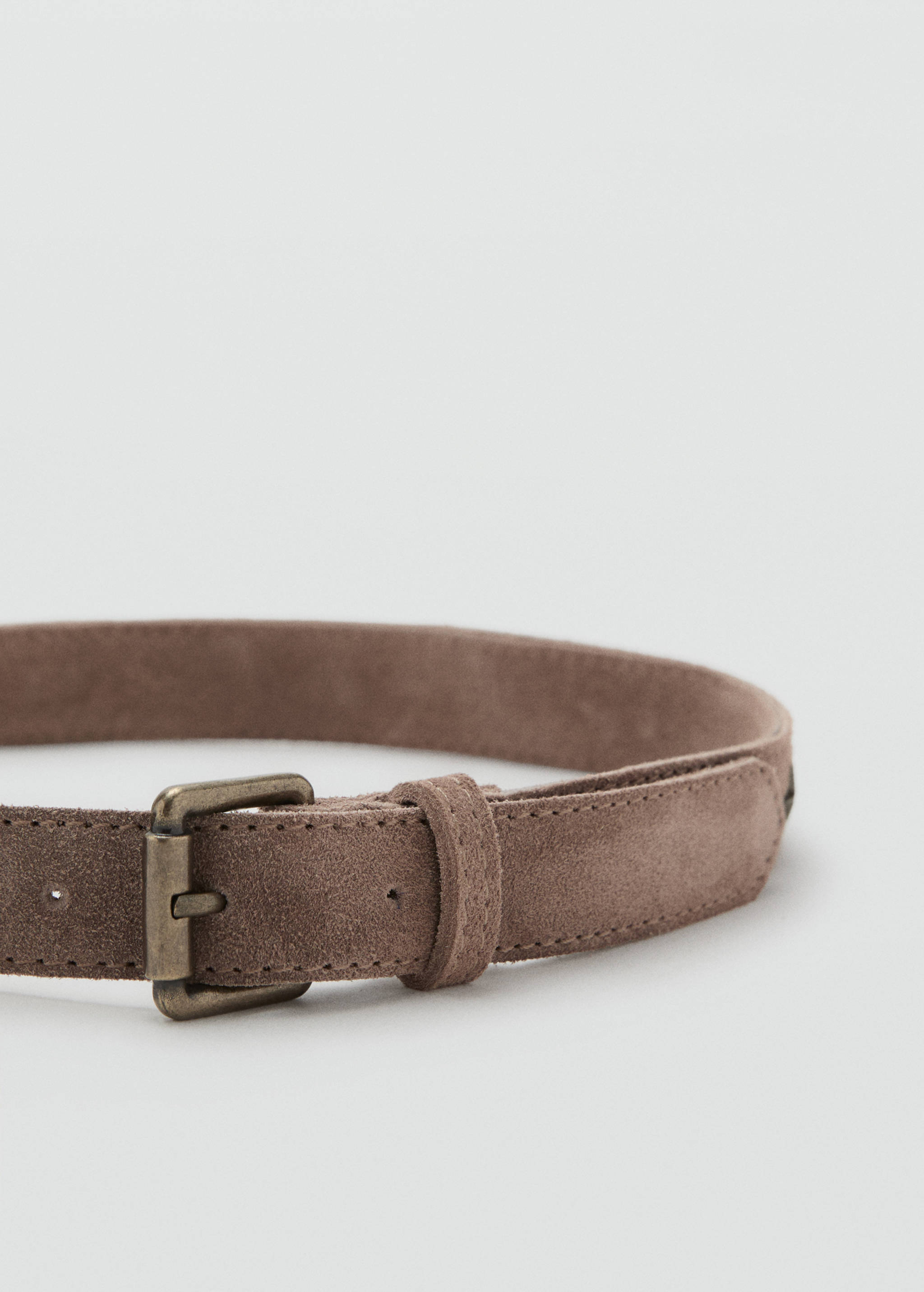 Stars leather belt - Medium plane