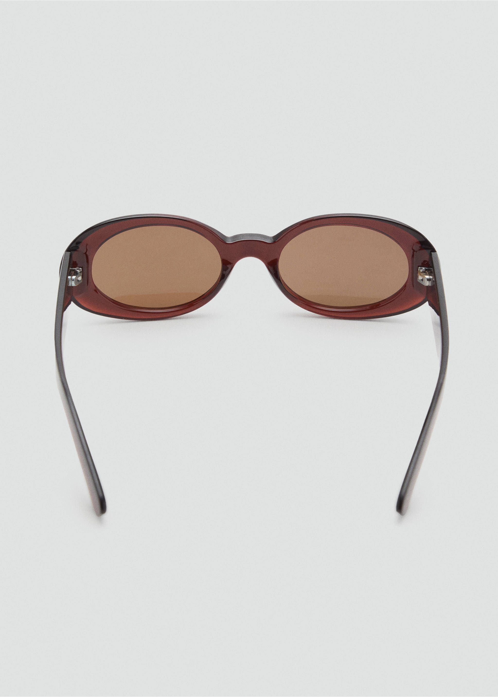 Oval-frame sunglasses - Details of the article 1, Brown. Ref: 17074086-00.