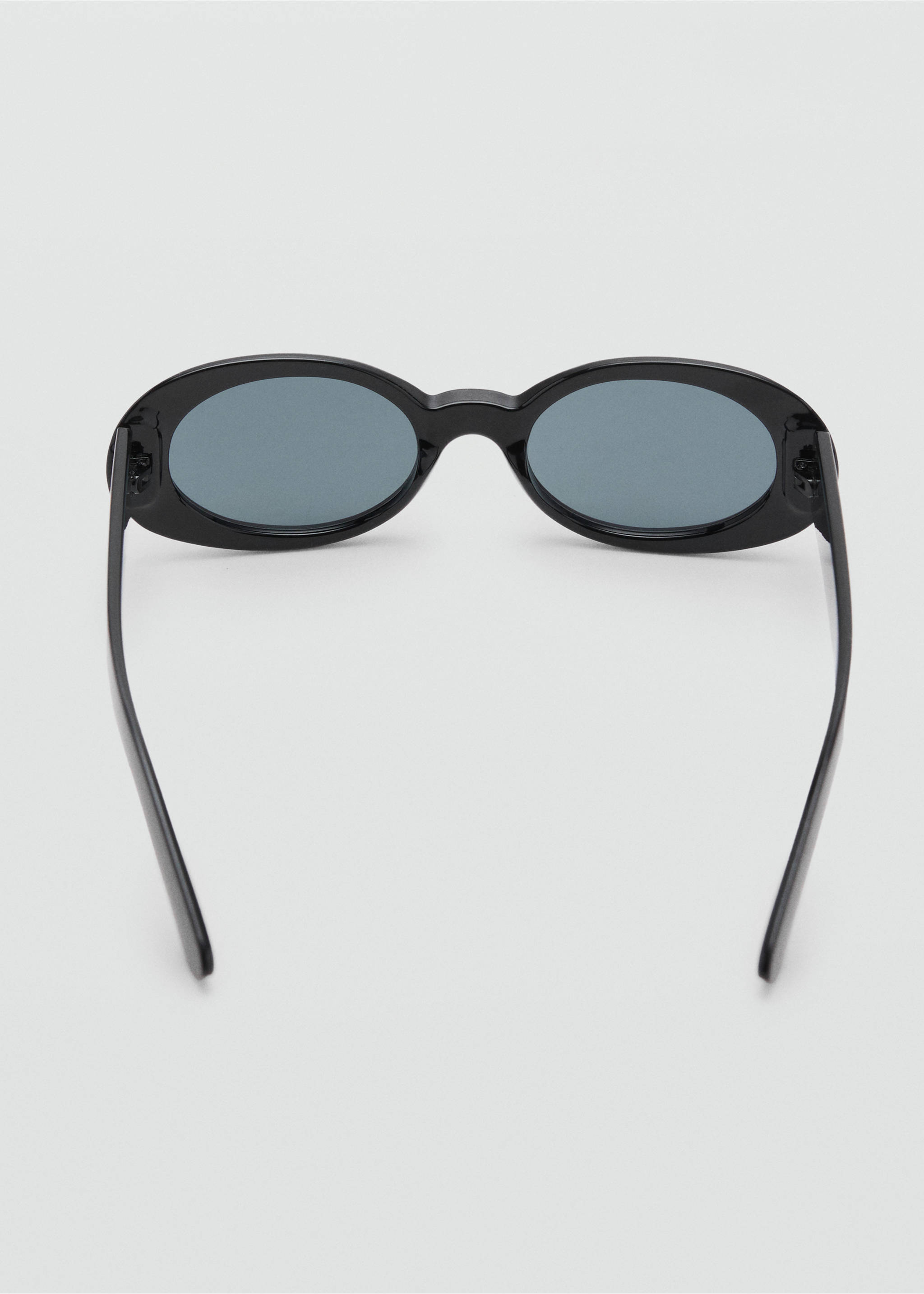 Oval-frame sunglasses - Details of the article 1, Black. Ref: 17074086-00.