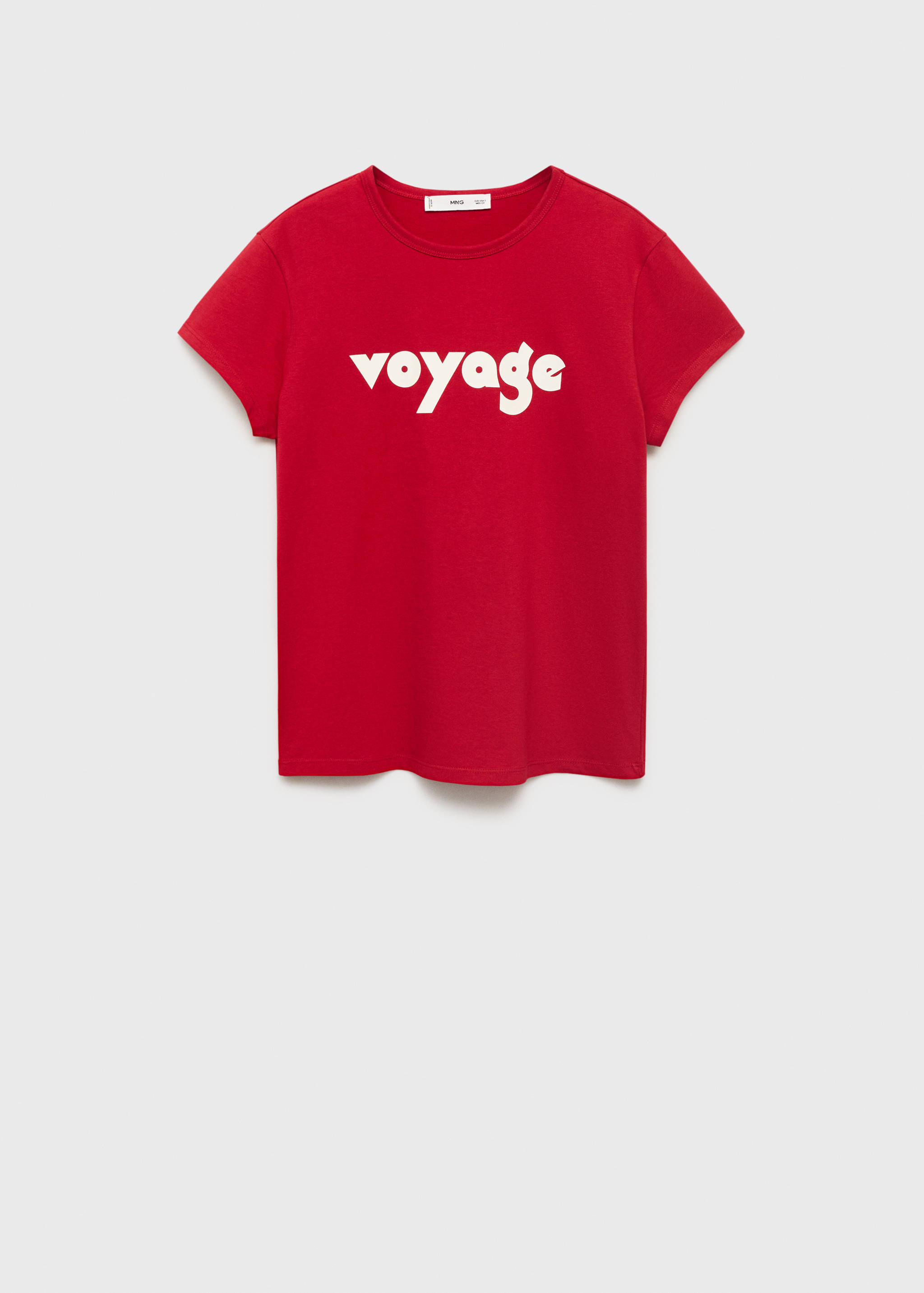 Printed cotton-blend t-shirt - Article without model