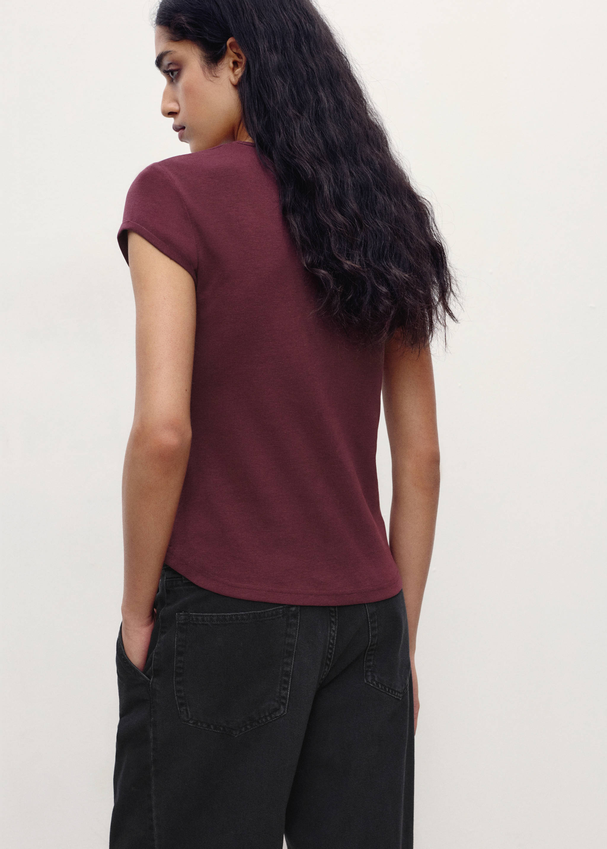 Kortärmad t-shirt bomull - Artikelns baksida