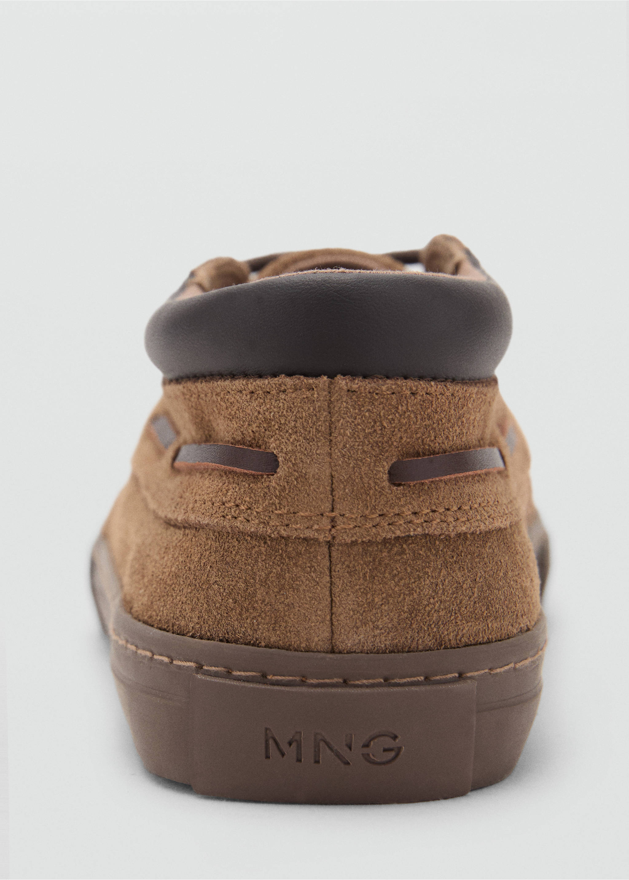 Lace-up leather shoes - Details of the article 1, Chocolate. Ref: 17074096-00.
