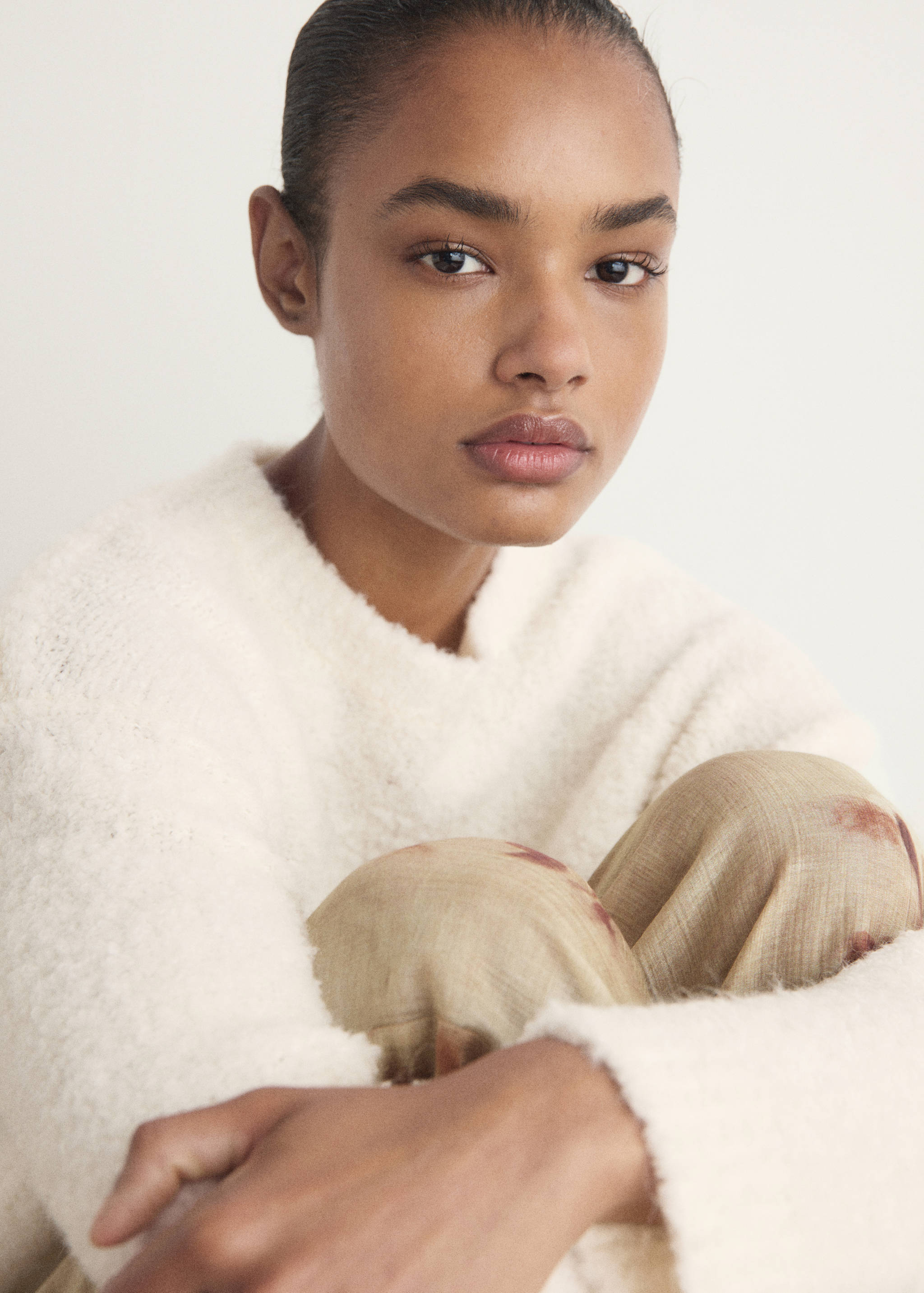 Bouclé-effect sweater - Details of the article 1