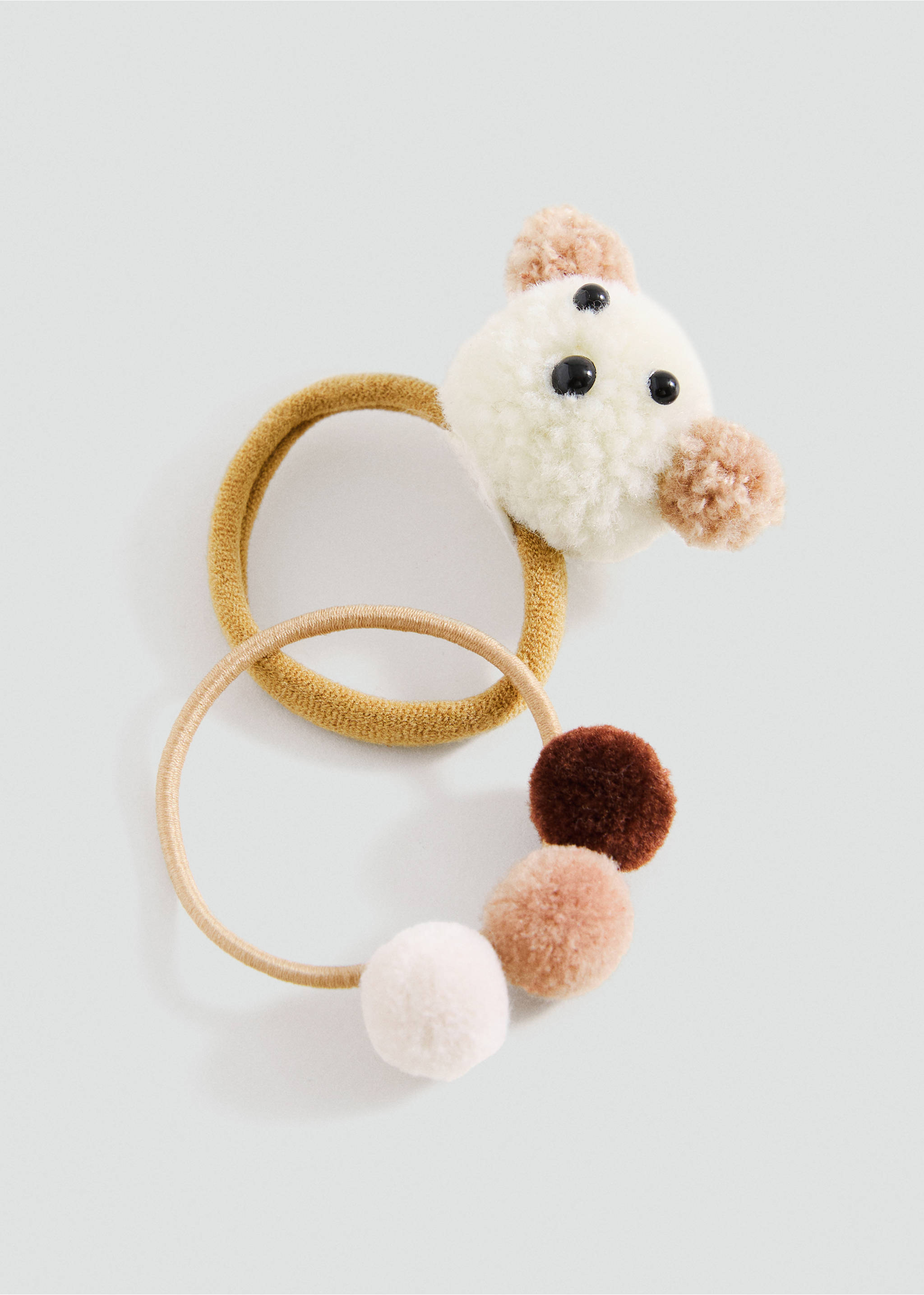 Headband and scrunchie set - Medium plane, Sand. Ref: 17074113-00.