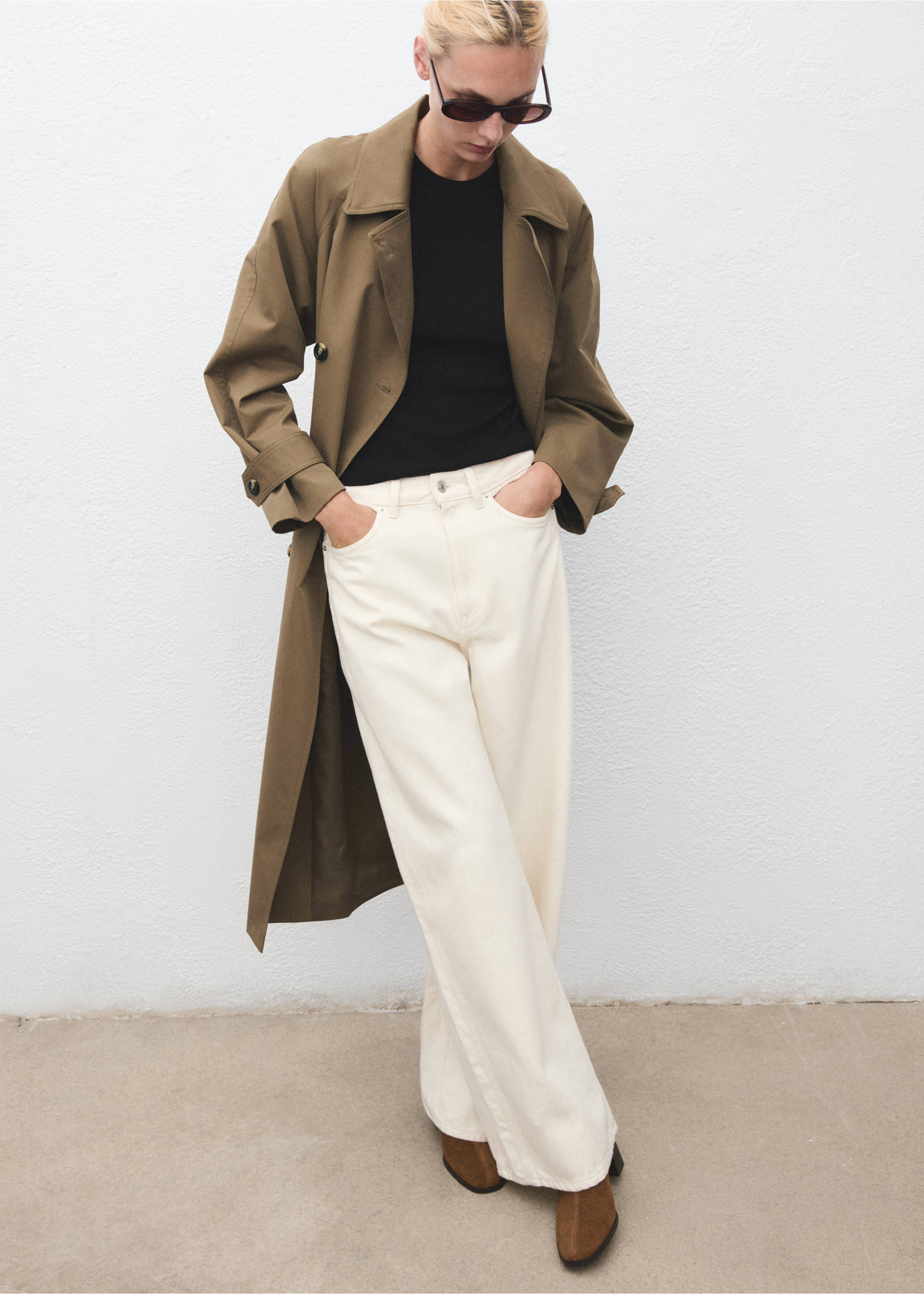 Suede block-heel boots - General plane, Tobacco Brown. Ref: 17074117-00.