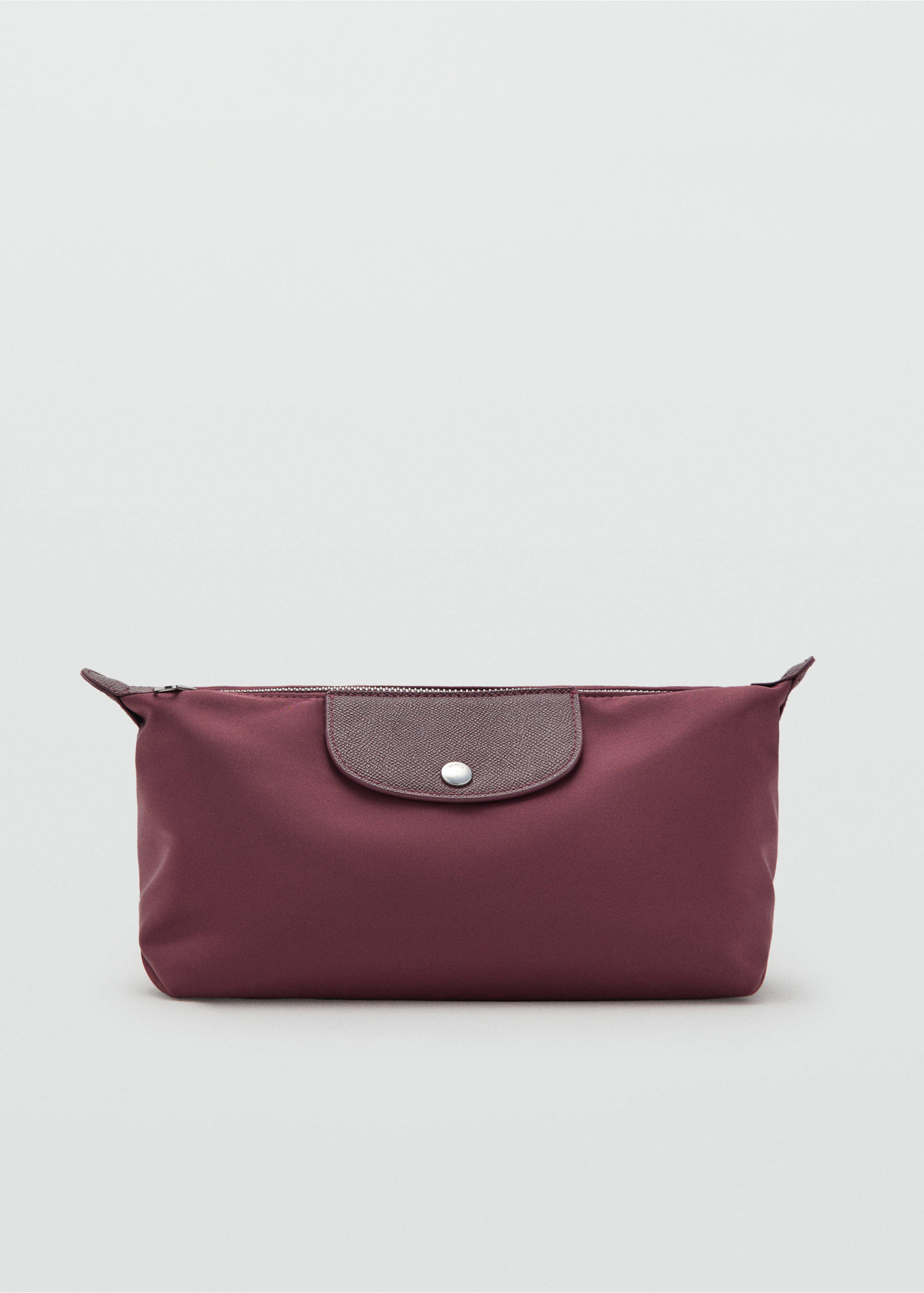 Large combined nylon toiletry bag - Article without model, Burgundy. Ref: 17074122-00.