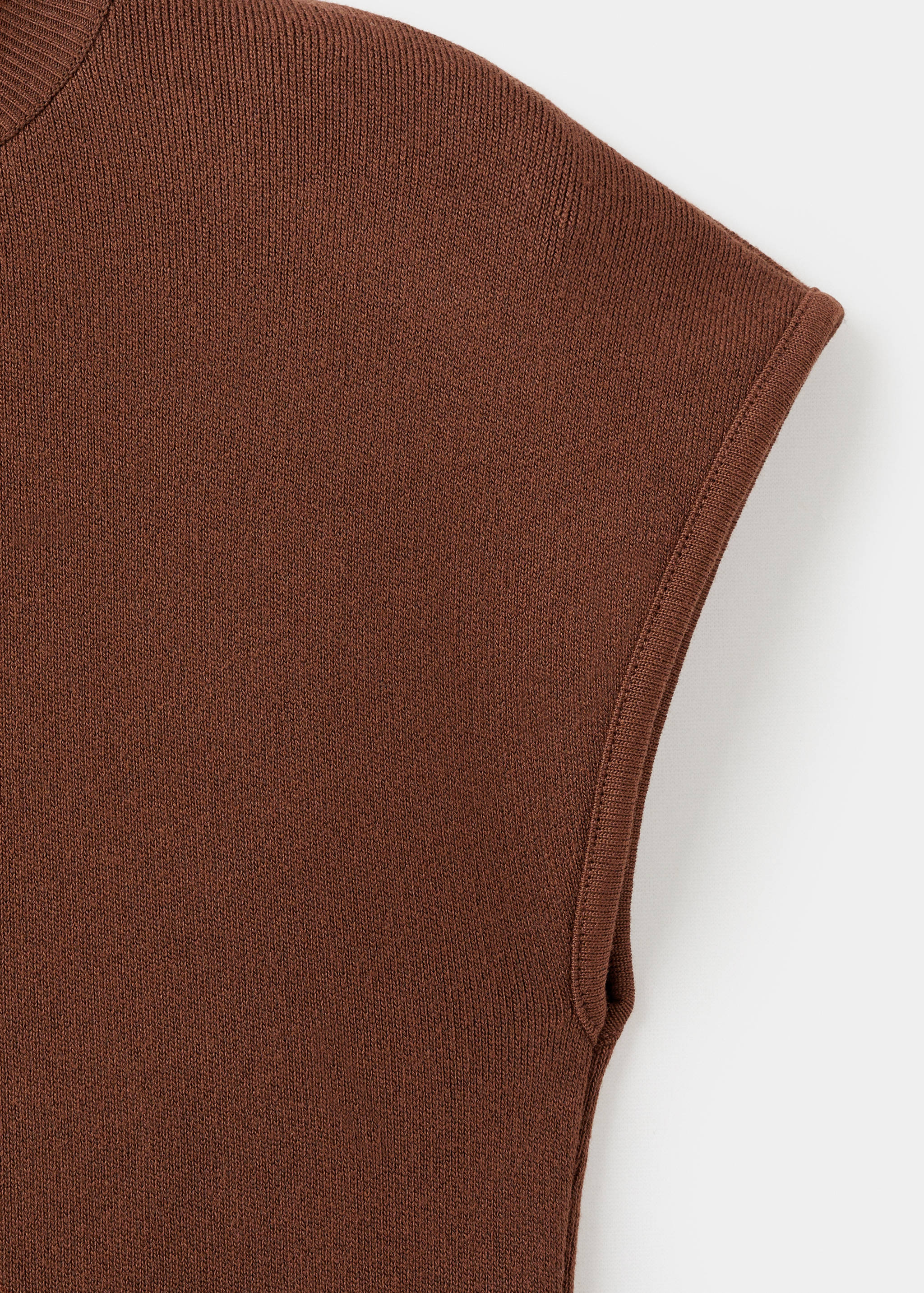 Short-sleeved fine-knit sweater - Details of the article 8