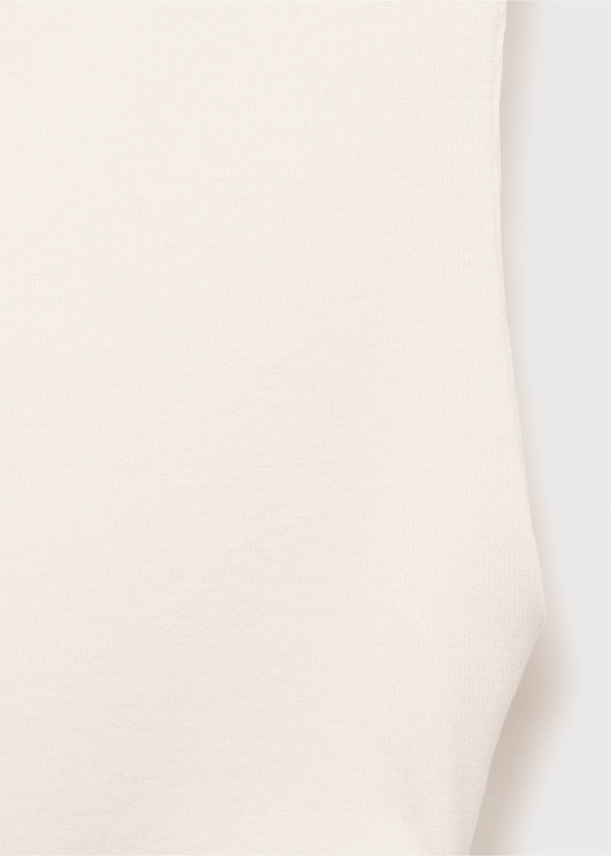 Ruched fitted top - Details of the article 0, Off White. Ref: 17074140-00.