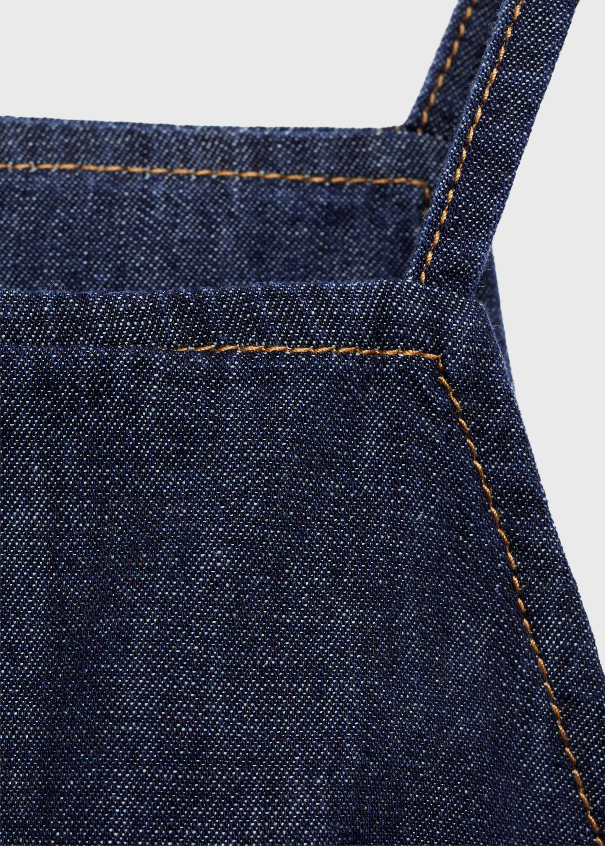Buttoned denim top - Details of the article 8