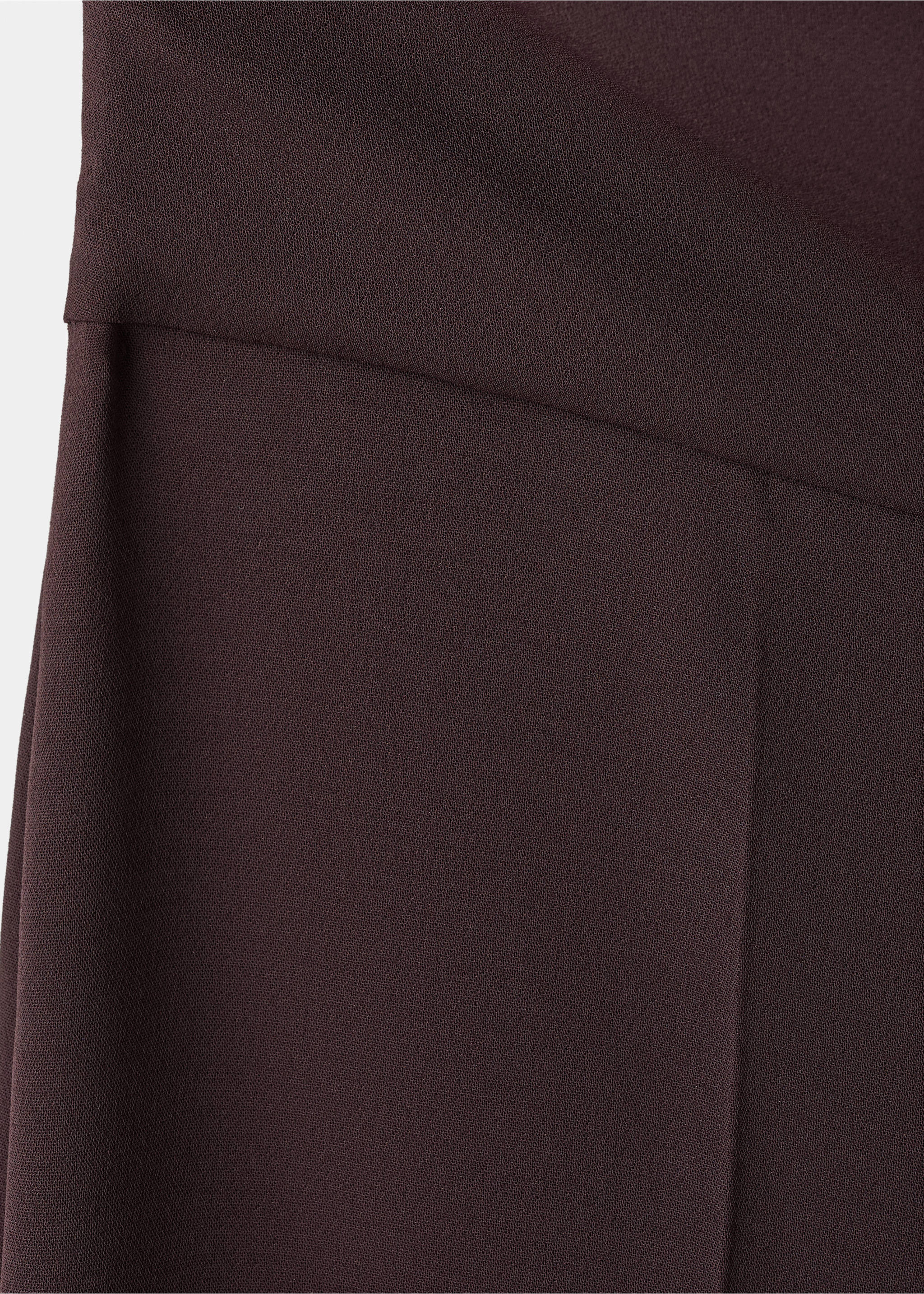 Jumpsuit with asymmetrical neck and bow - Details of the article 0, Brown. Ref: 17074145-00.