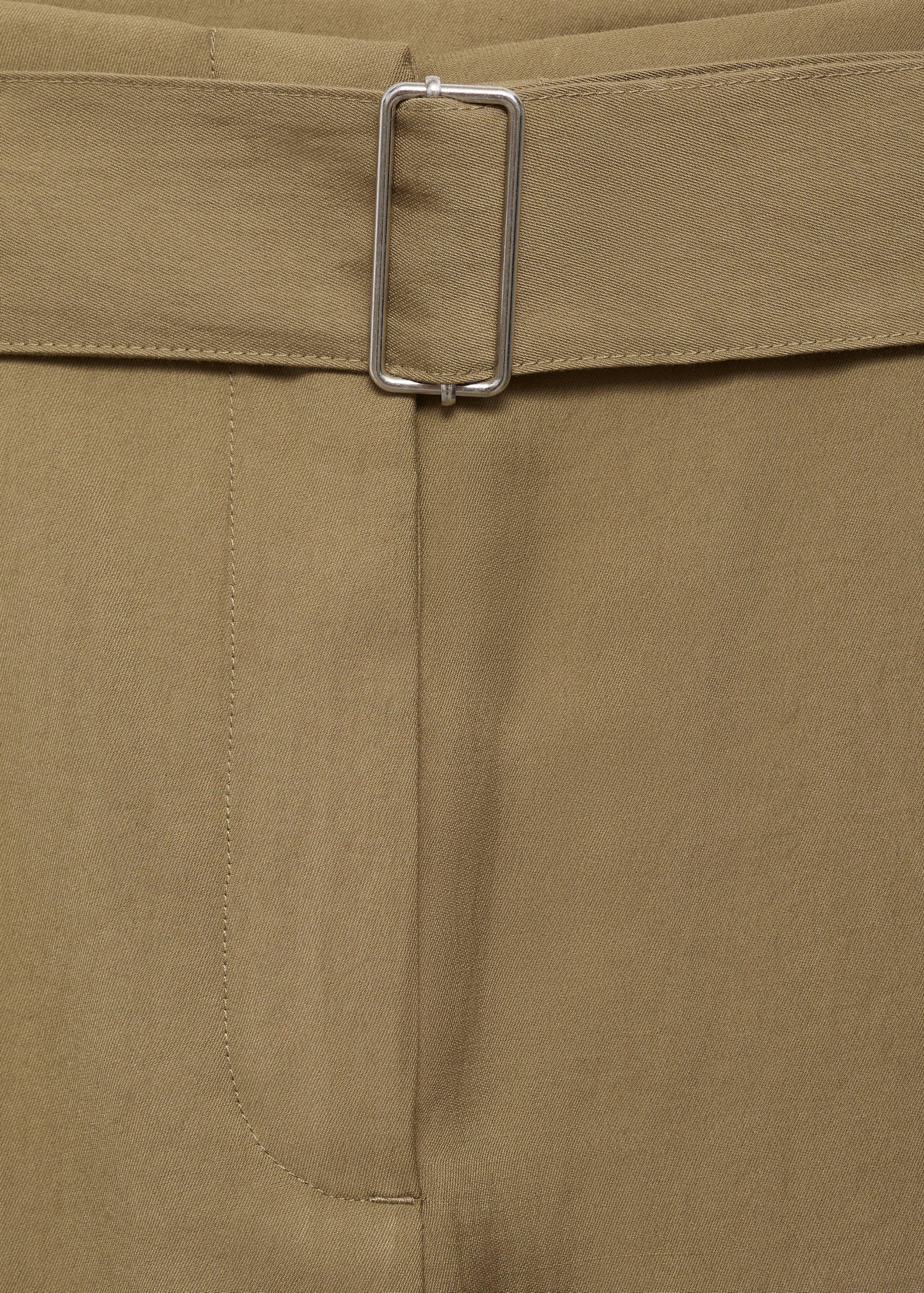 Paperbag trousers with belt - Details of the article 8