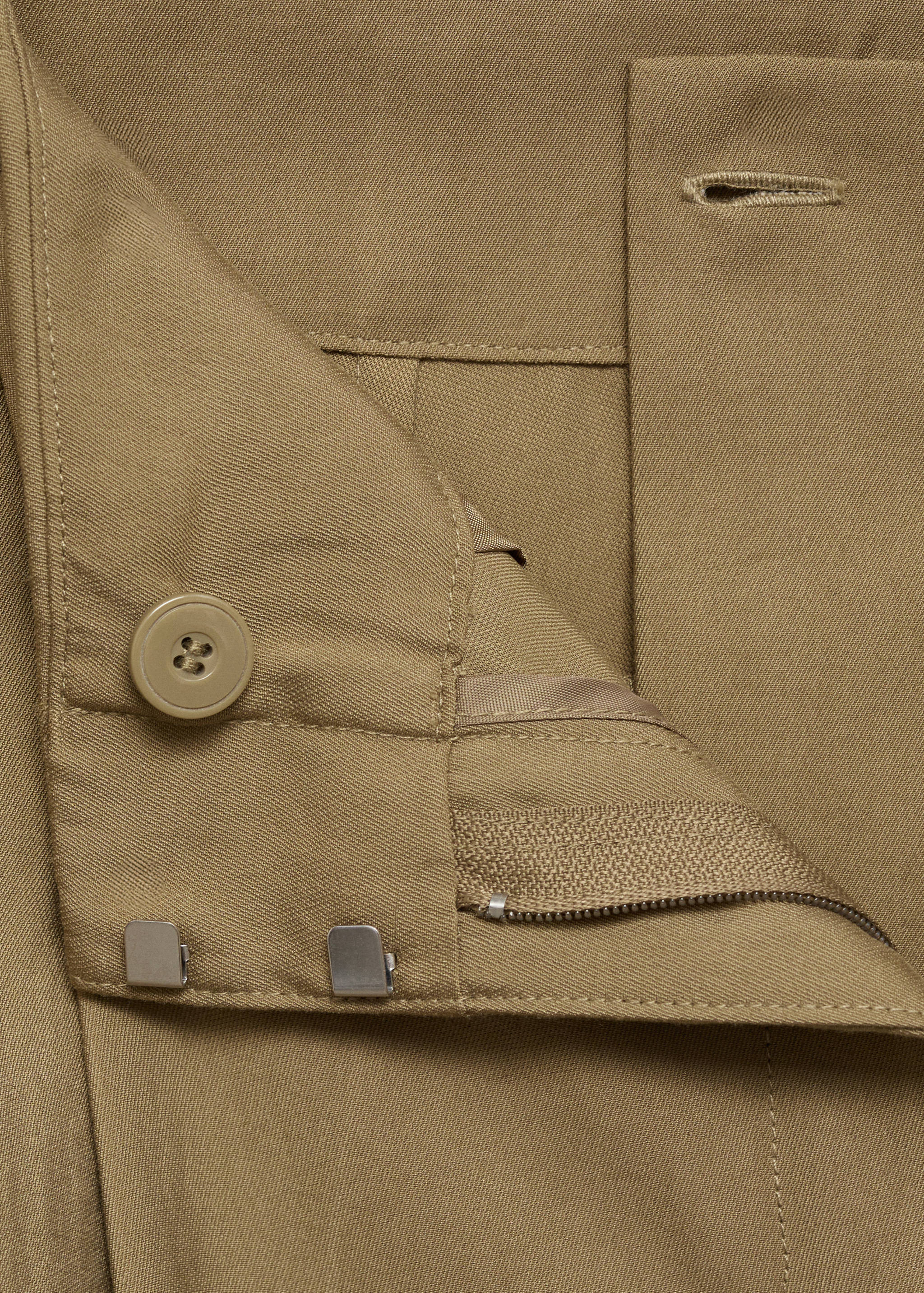 Paperbag trousers with belt - Details of the article 0