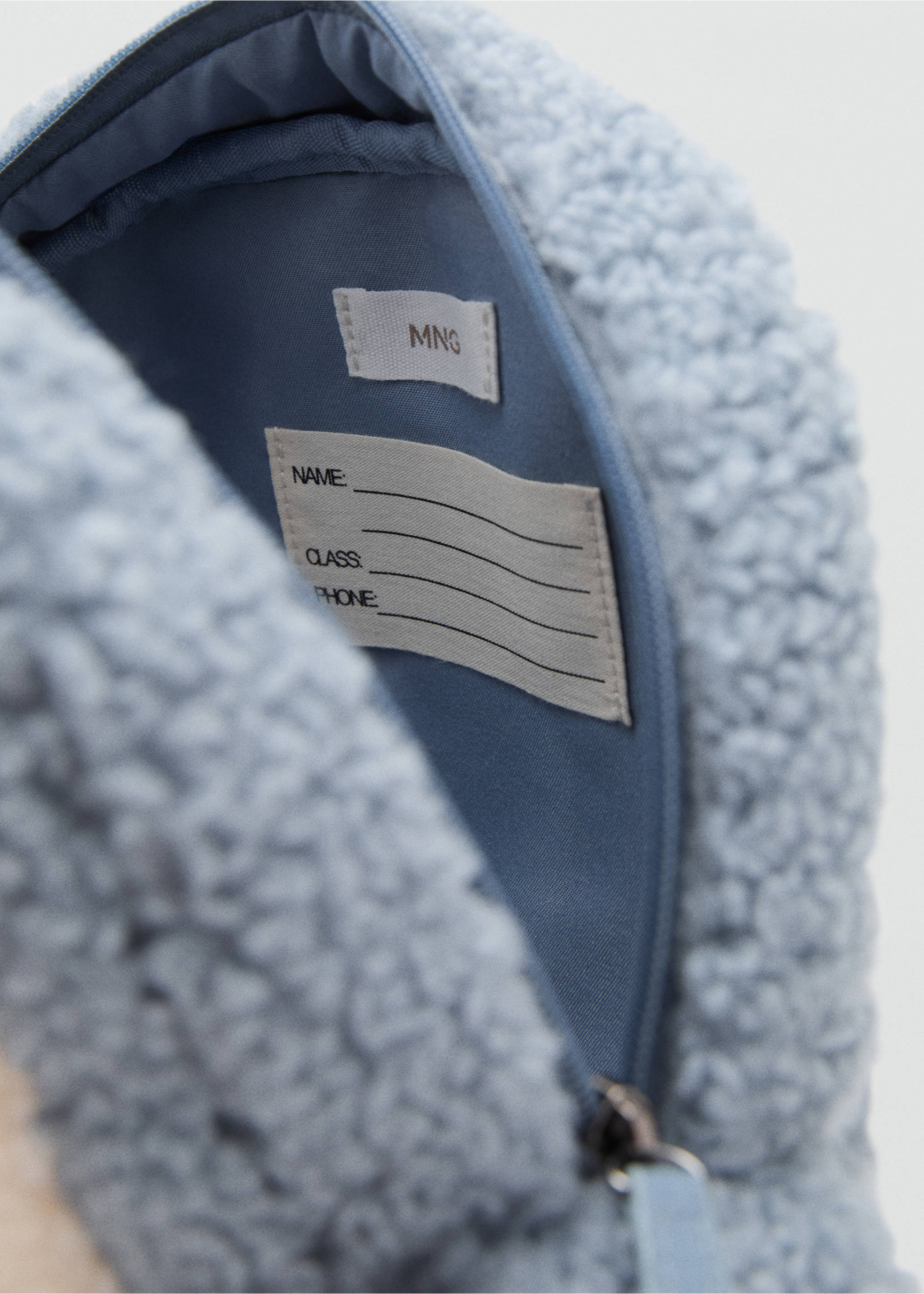 Penguin backpack - Details of the article 3, Sky Blue. Ref: 17074411-00.