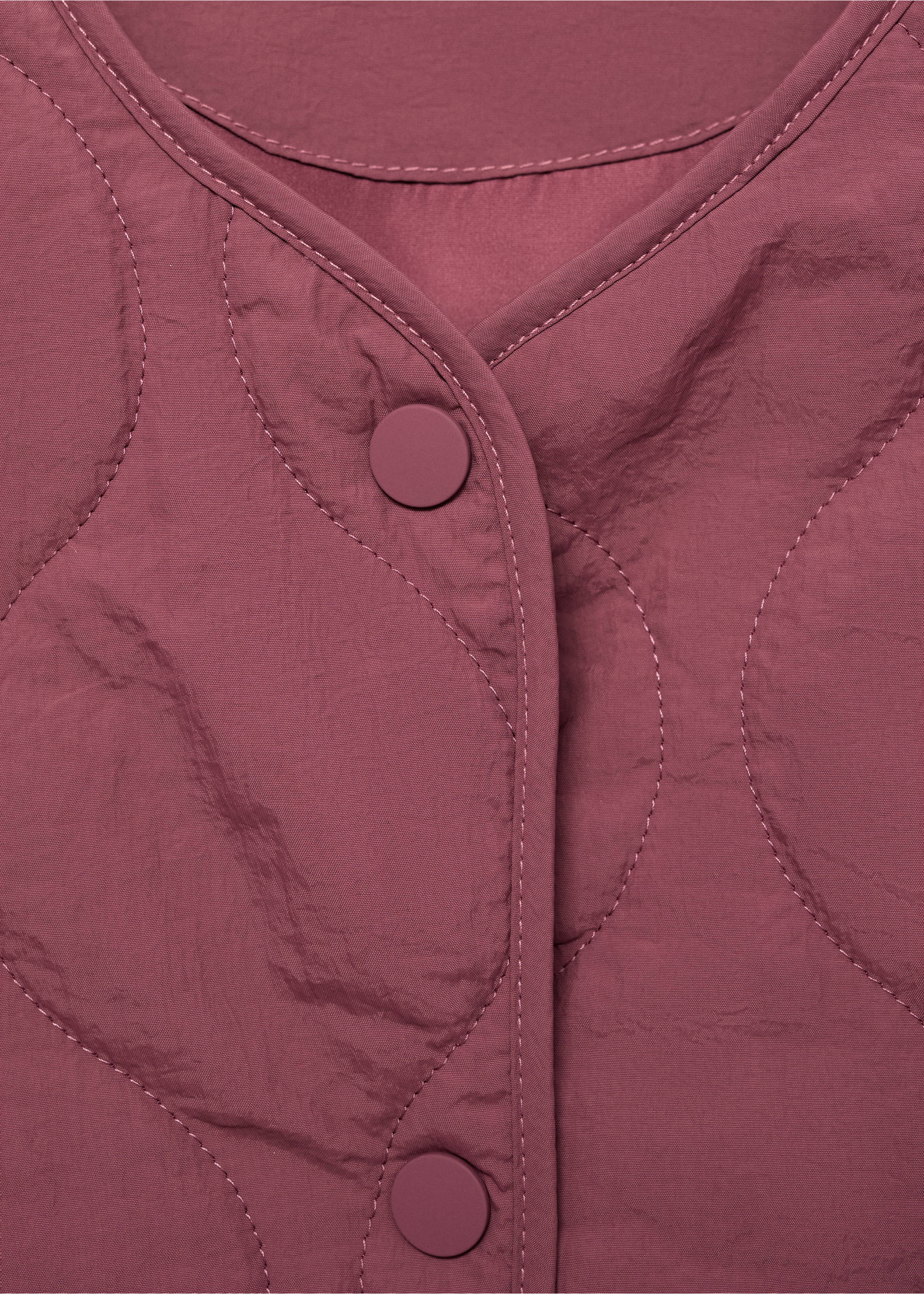 Veste matelassée - Détail de l'article 8, Bordeaux. Ref: 17074415-00.