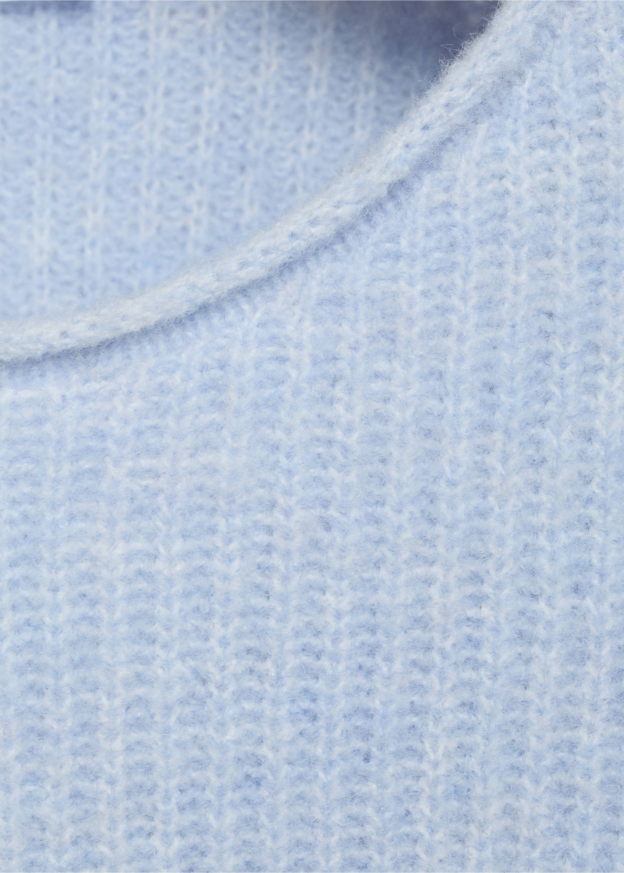 Pull-over maille côtelée - Détail de l'article 0, Bleu ciel. Ref: 17074416-00.