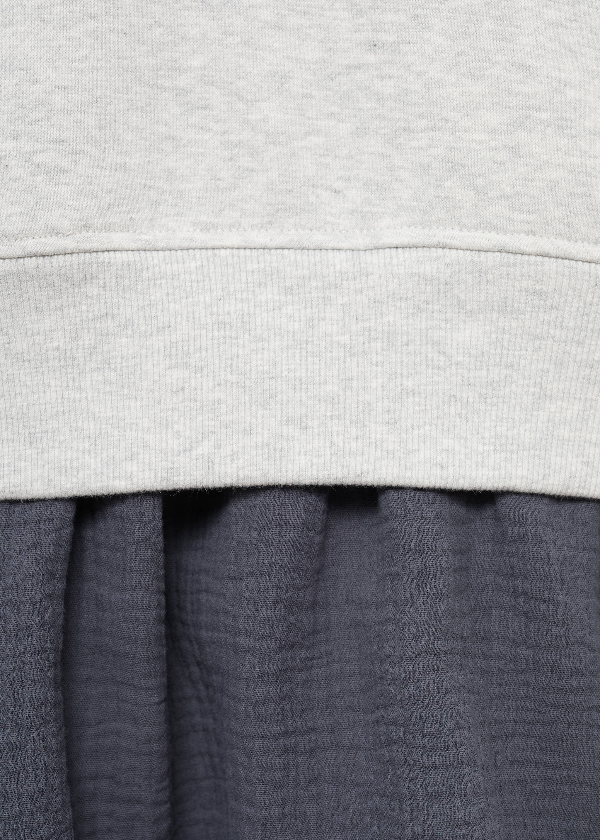 Combined sweatshirt dress - Details of the article 0