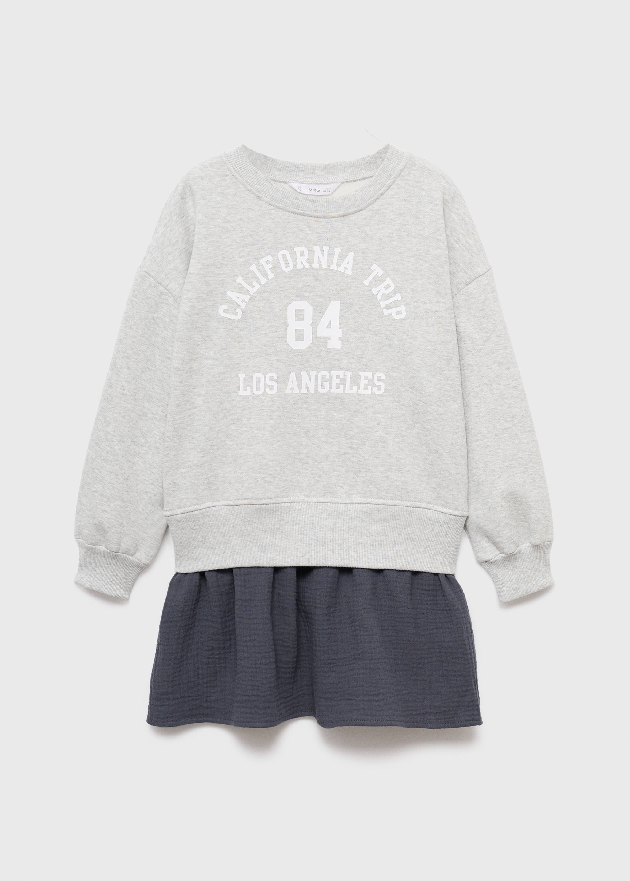 Combined sweatshirt dress - Article without model