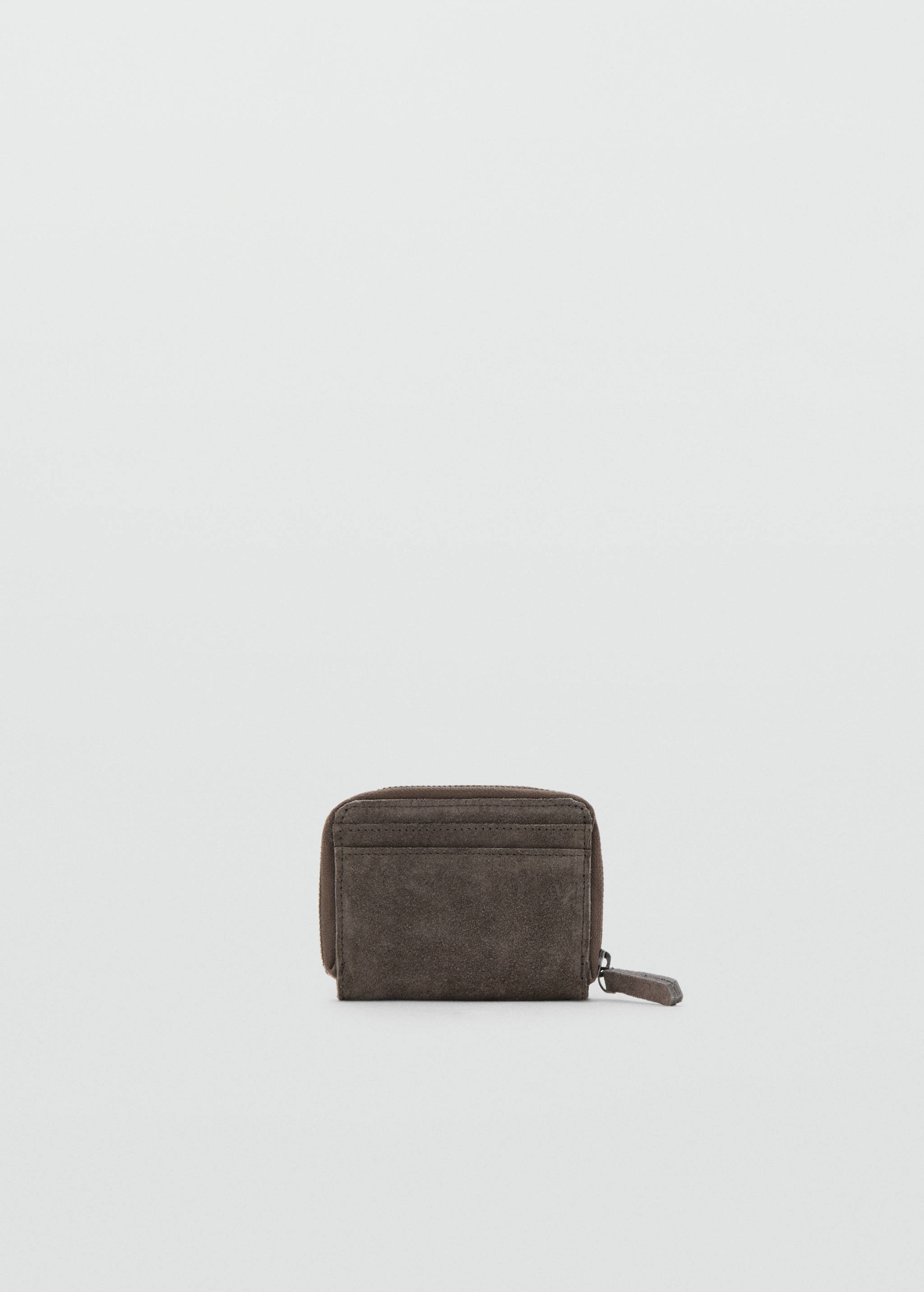 Studded leather purse - Medium plane