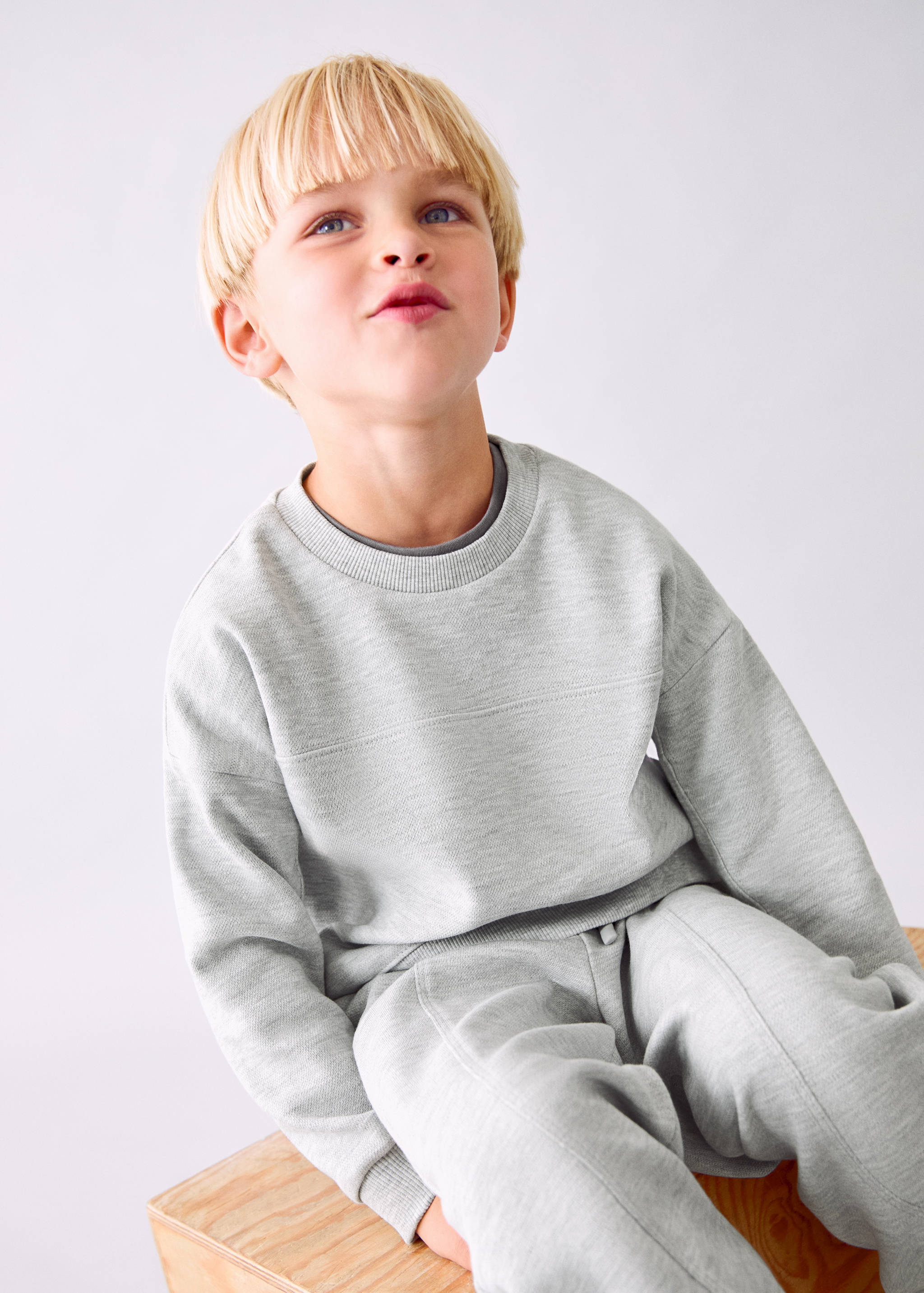 Joggers algodón cintura elástica - Plano medio