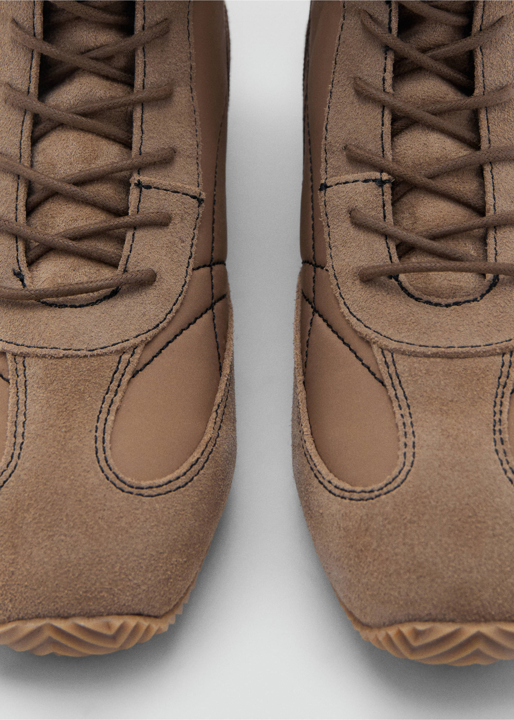 Boxing sport boots - Details of the article 4, Medium Brown. Ref: 17074428-00.