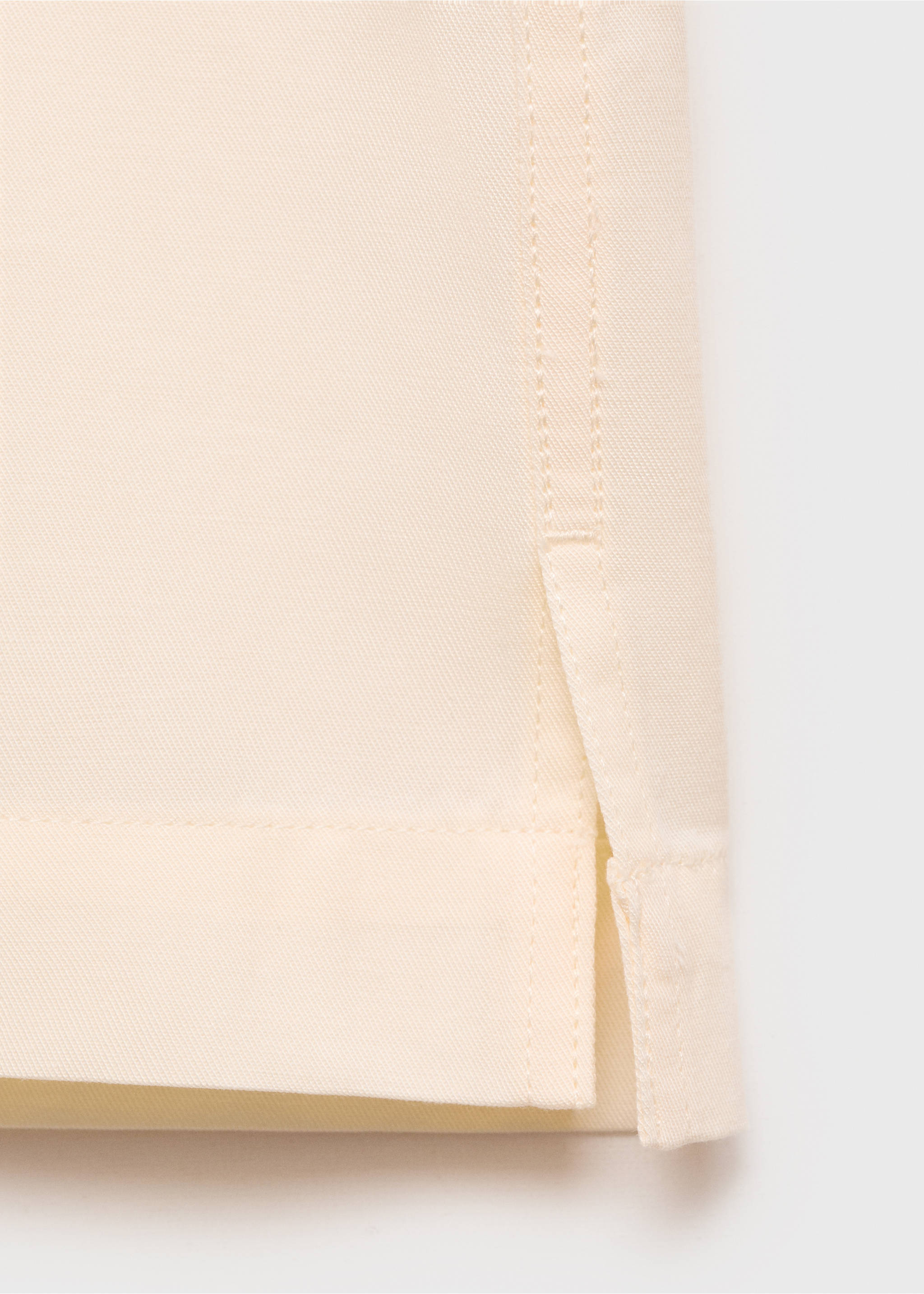 Regular Fit-Baumwollhemd mit Tasche - Detail des Artikels 0, Ecru. Ref: 17074429-00.